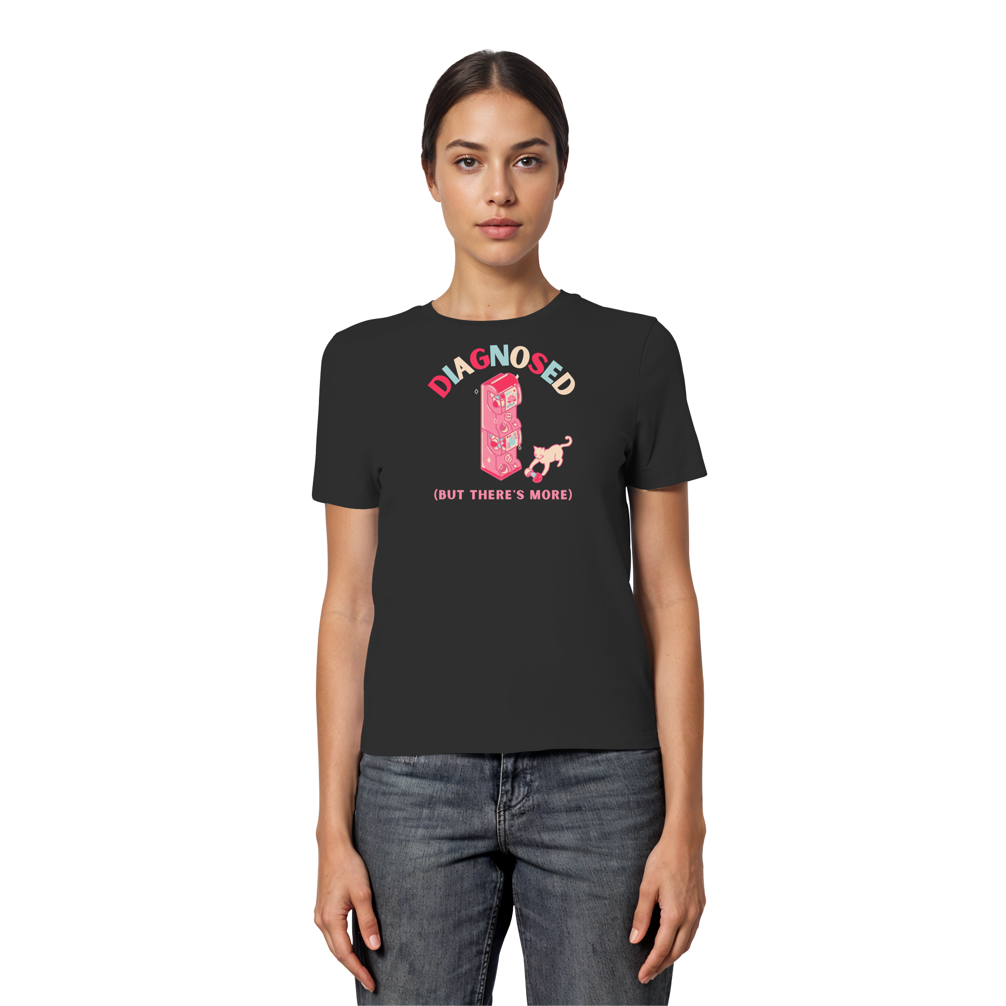 Diagnosed, but there's more - Fitted Ladies Organic Shirt