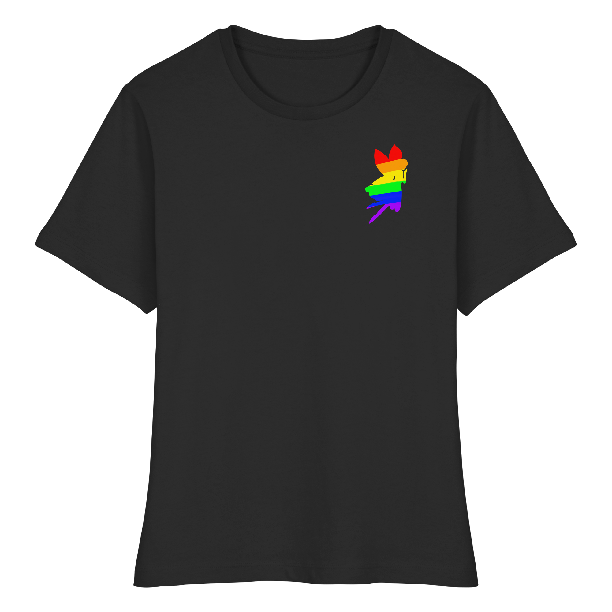 Regenbogen Fee - Fitted Ladies Organic Shirt