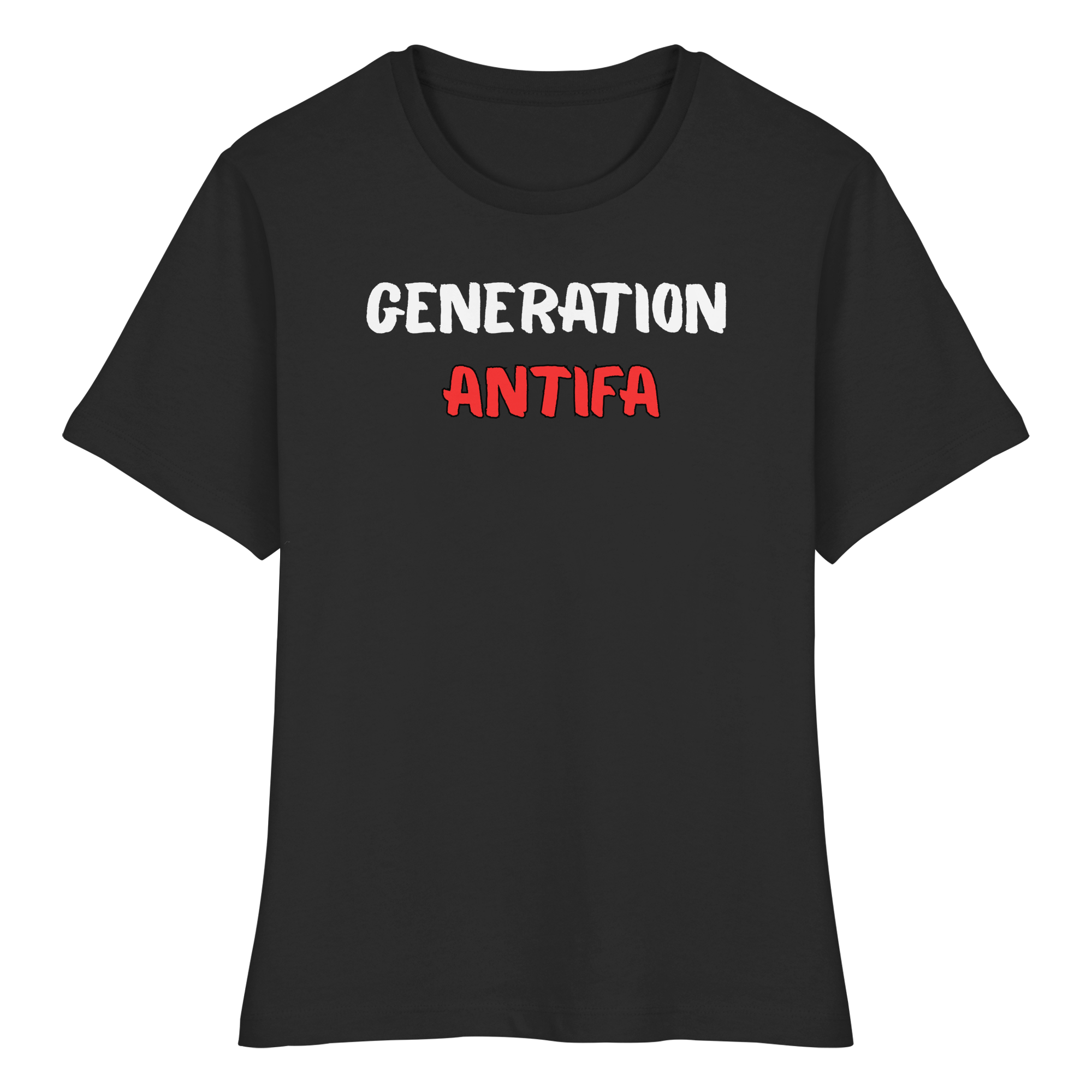 Generation Antifa - Fitted Ladies Organic Shirt