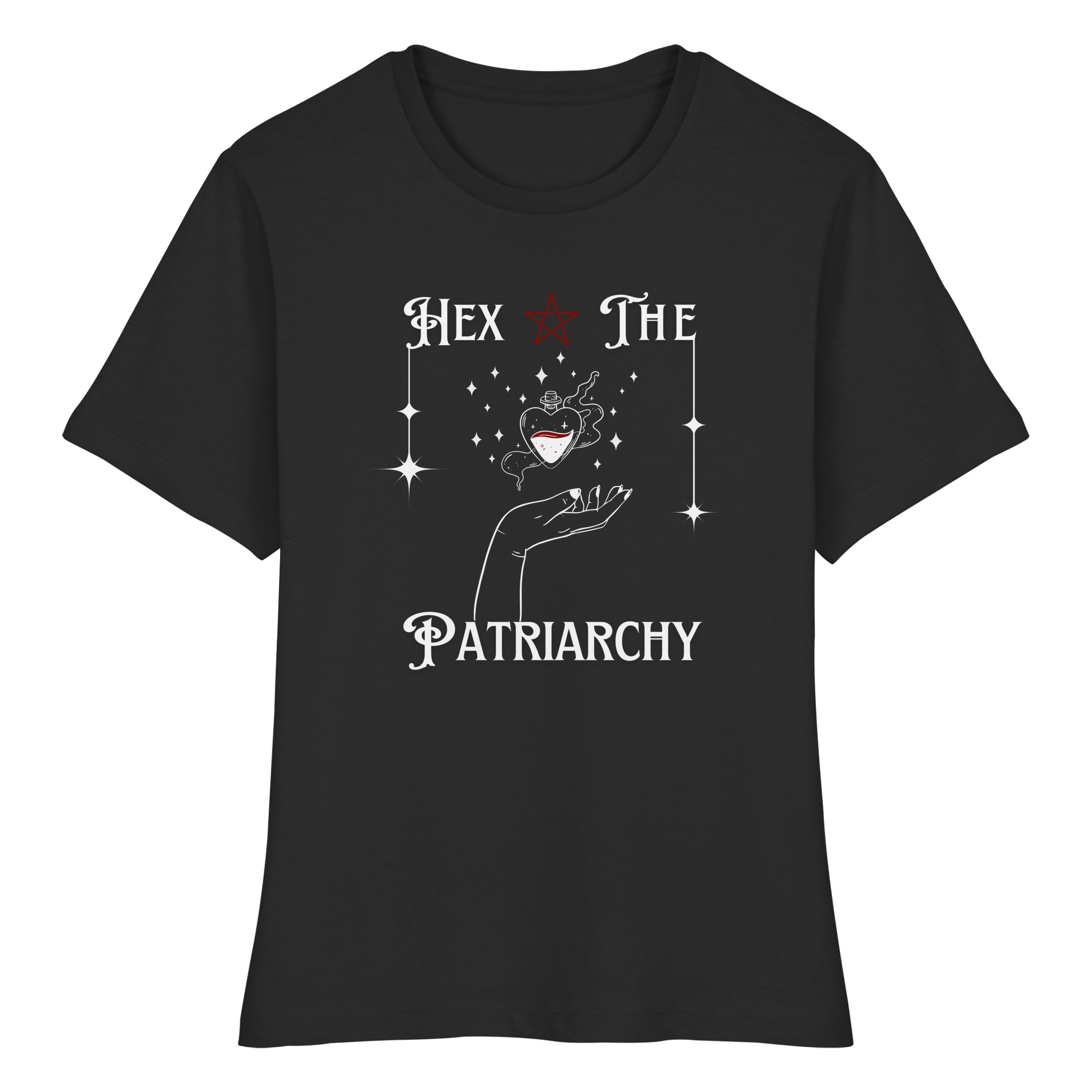 Hex the Patriarchy - Fitted Ladies Organic Shirt