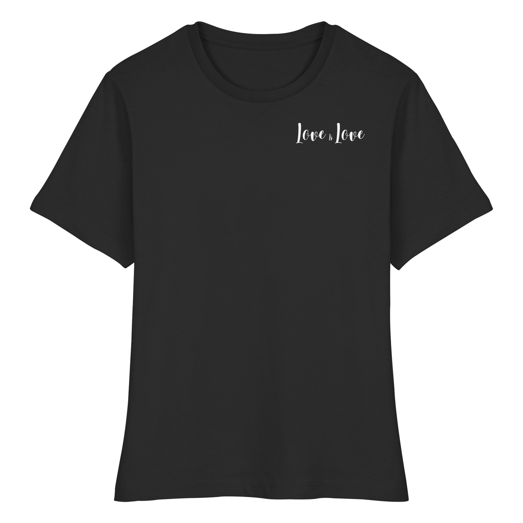 Love is Love "Calligraphy Edition" - Fitted Ladies Organic Shirt