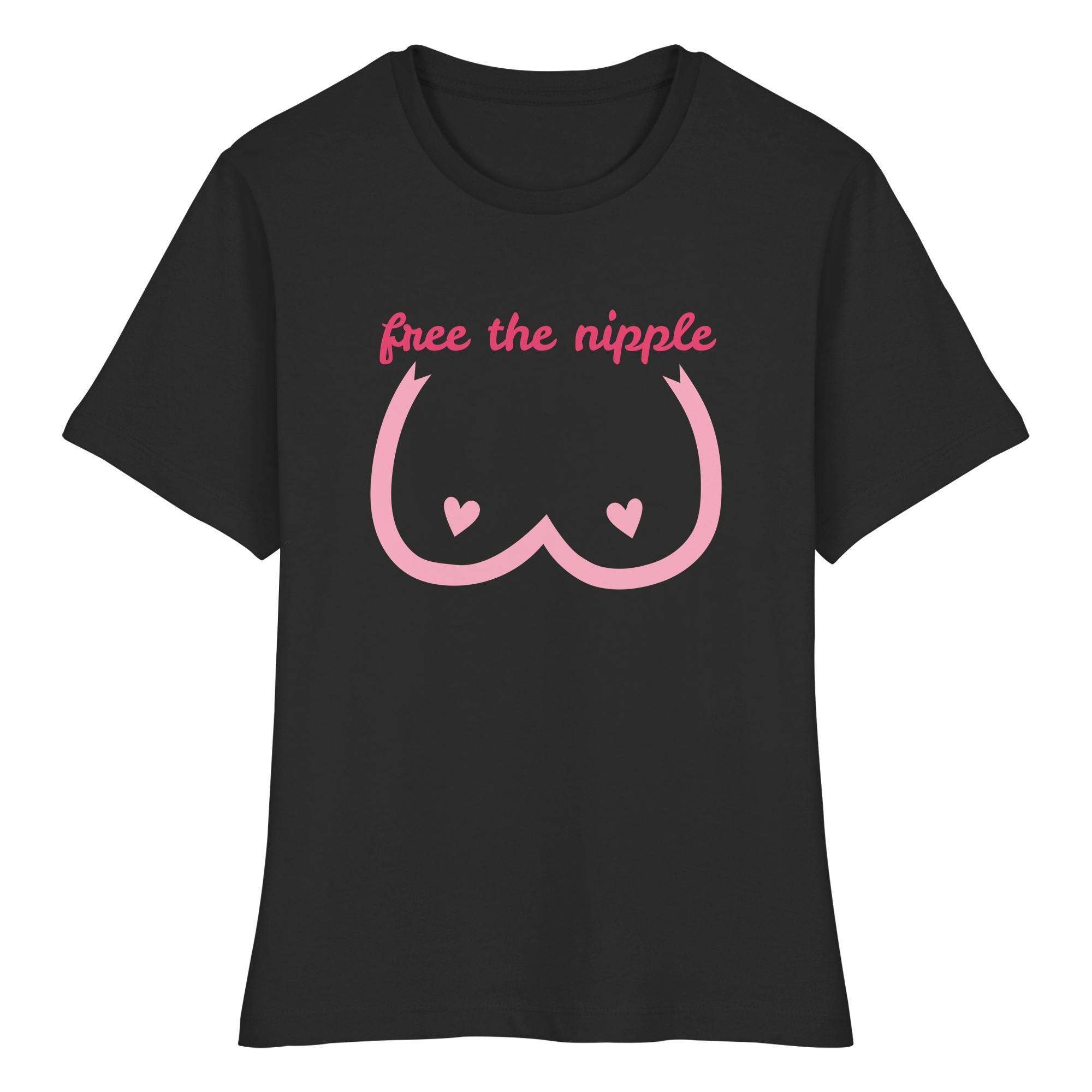 Free The Nipple - Fitted Ladies Organic Shirt