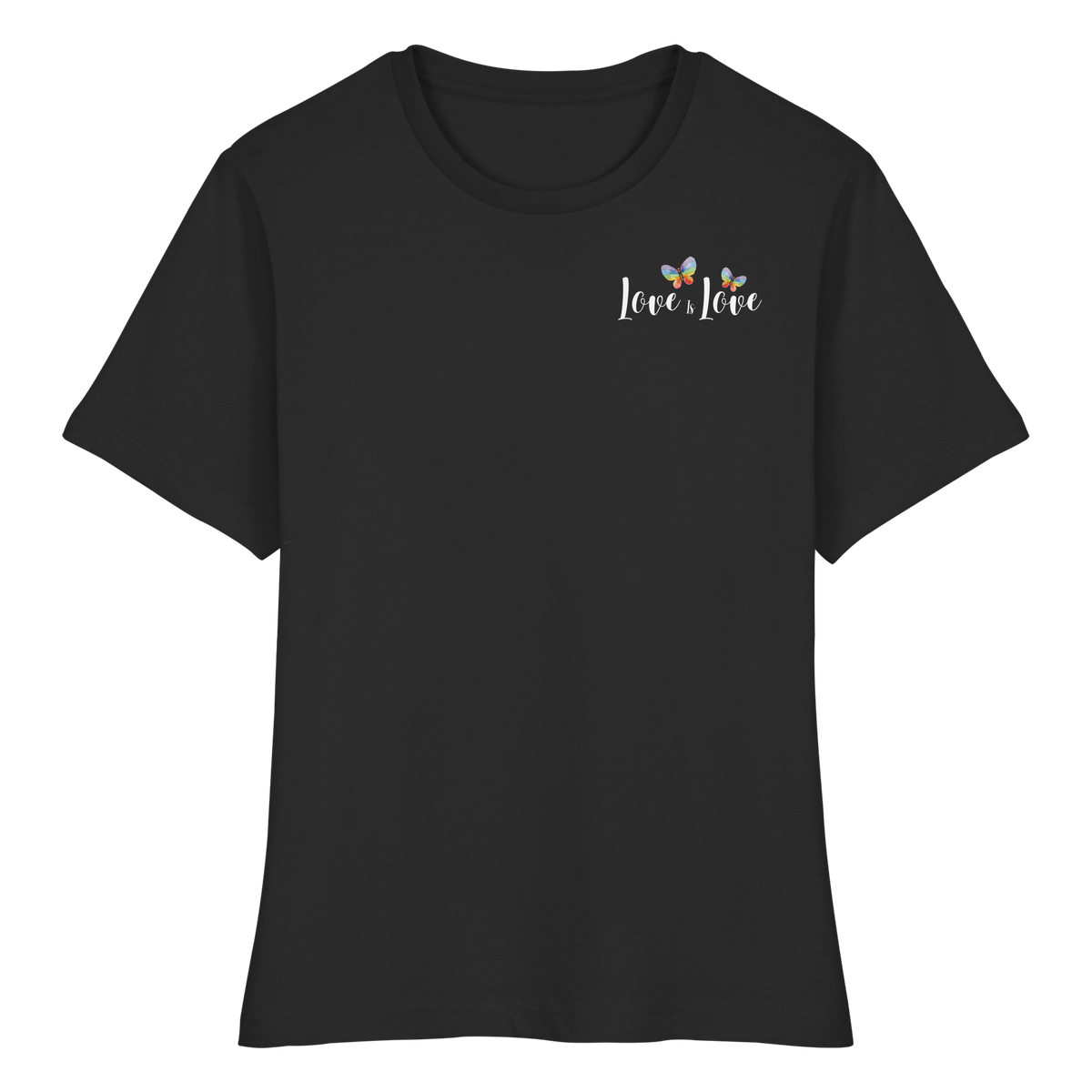 Love is Love "Butterfly Edition" - Fitted Ladies Organic Shirt