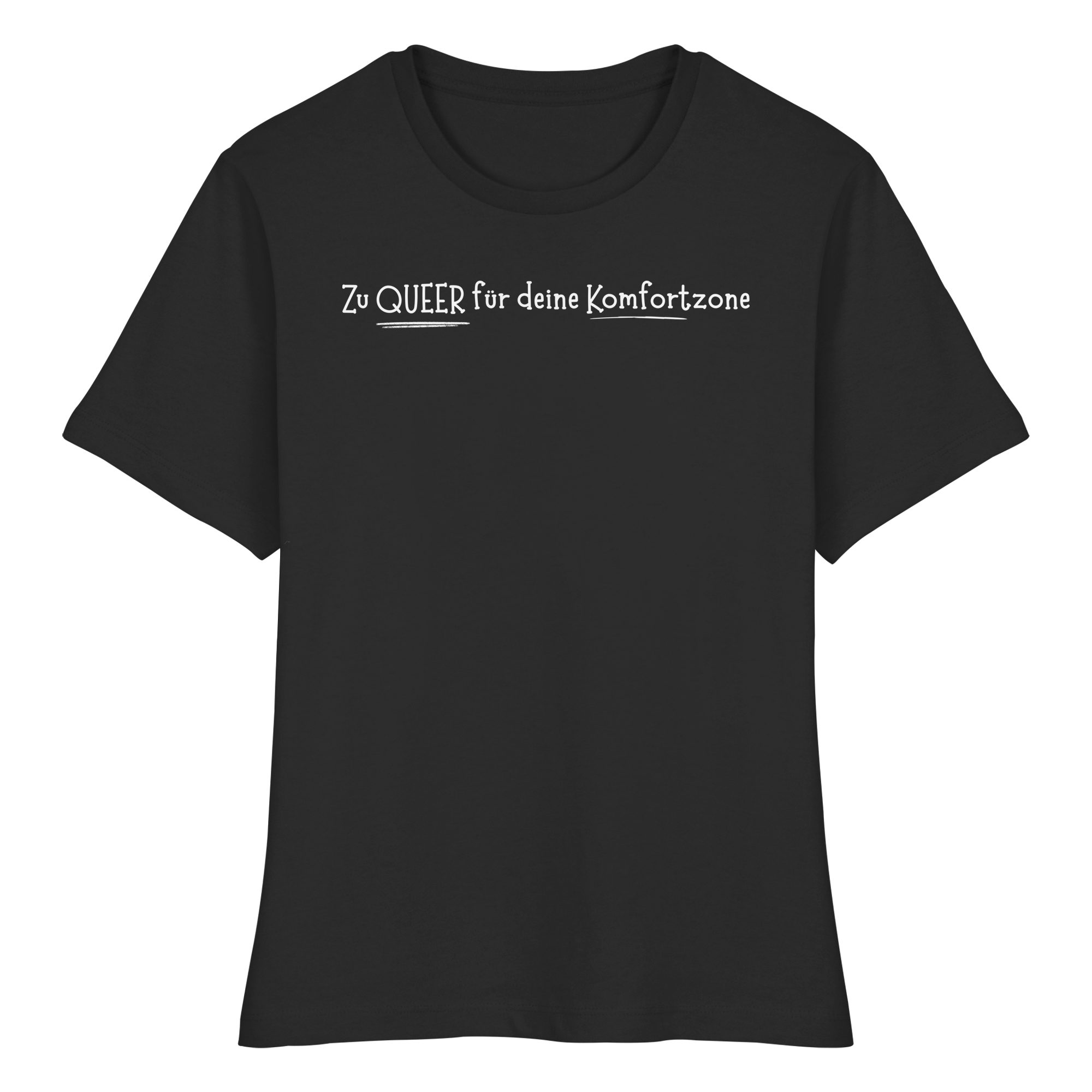 Zu Queer für deine Komfortzone - Fitted Ladies Organic Shirt