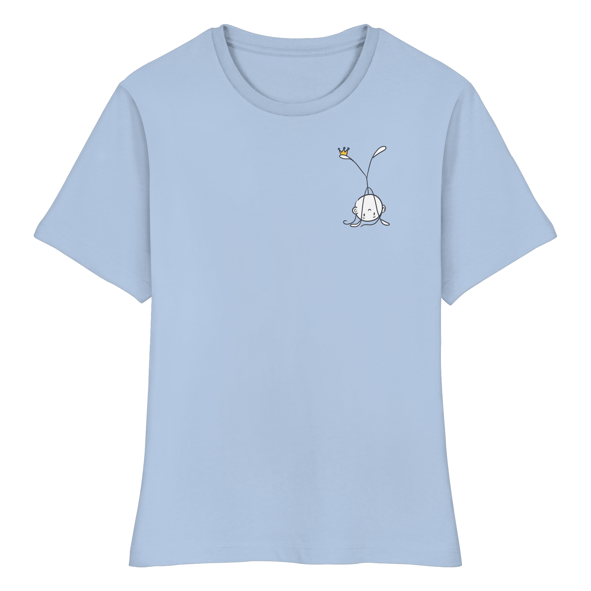Mein Körper gehört mir "Schwarze Edition" Backprint - Fitted Ladies Organic Shirt