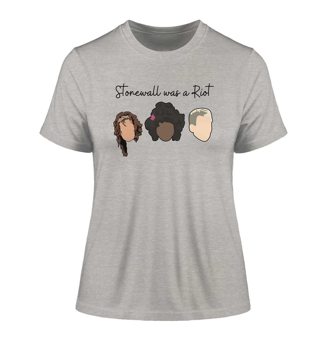 Stonewall was a Riot "Icons Edition" (hell) - Fitted Ladies Organic Shirt