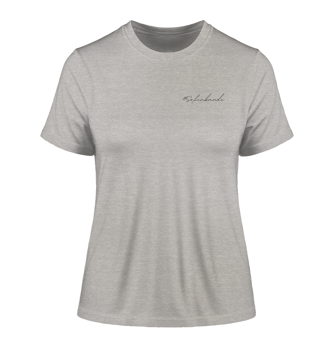 #Soßenbande (schwarze Schrift) - Fitted Ladies Organic Shirt
