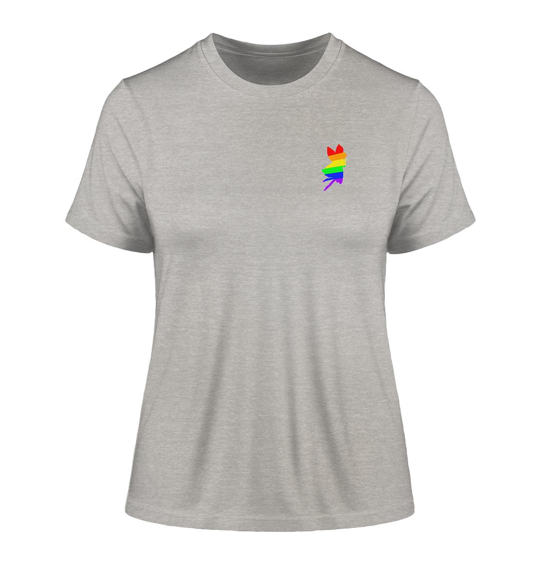 Regenbogen Fee - Fitted Ladies Organic Shirt