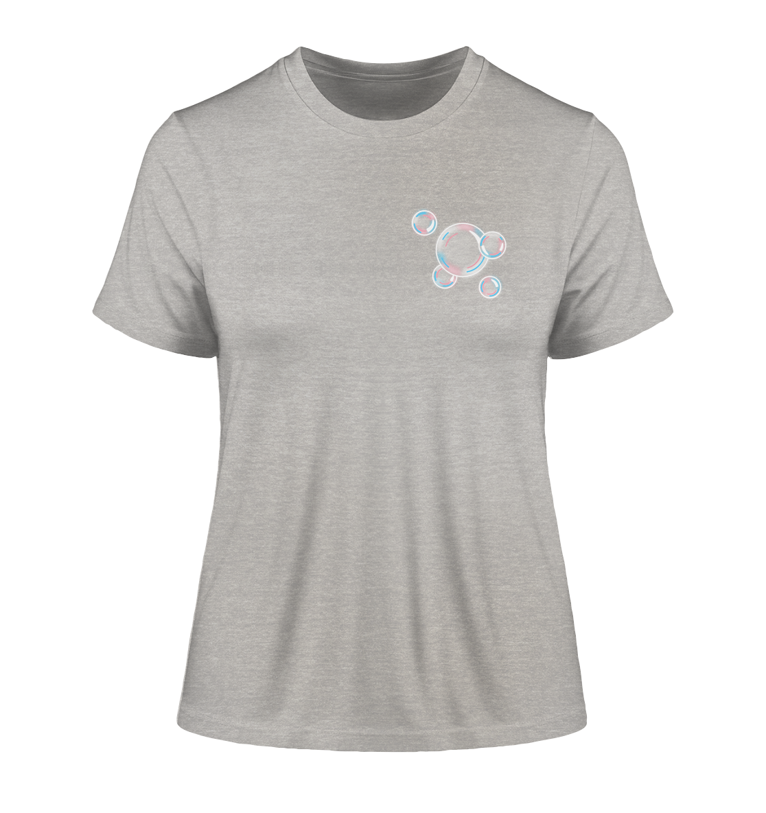 Trans Seifenblasen - Fitted Ladies Organic Shirt