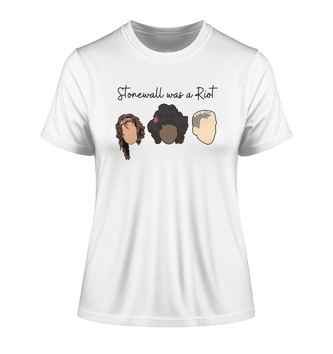 Stonewall was a Riot "Icons Edition" (hell) - Fitted Ladies Organic Shirt