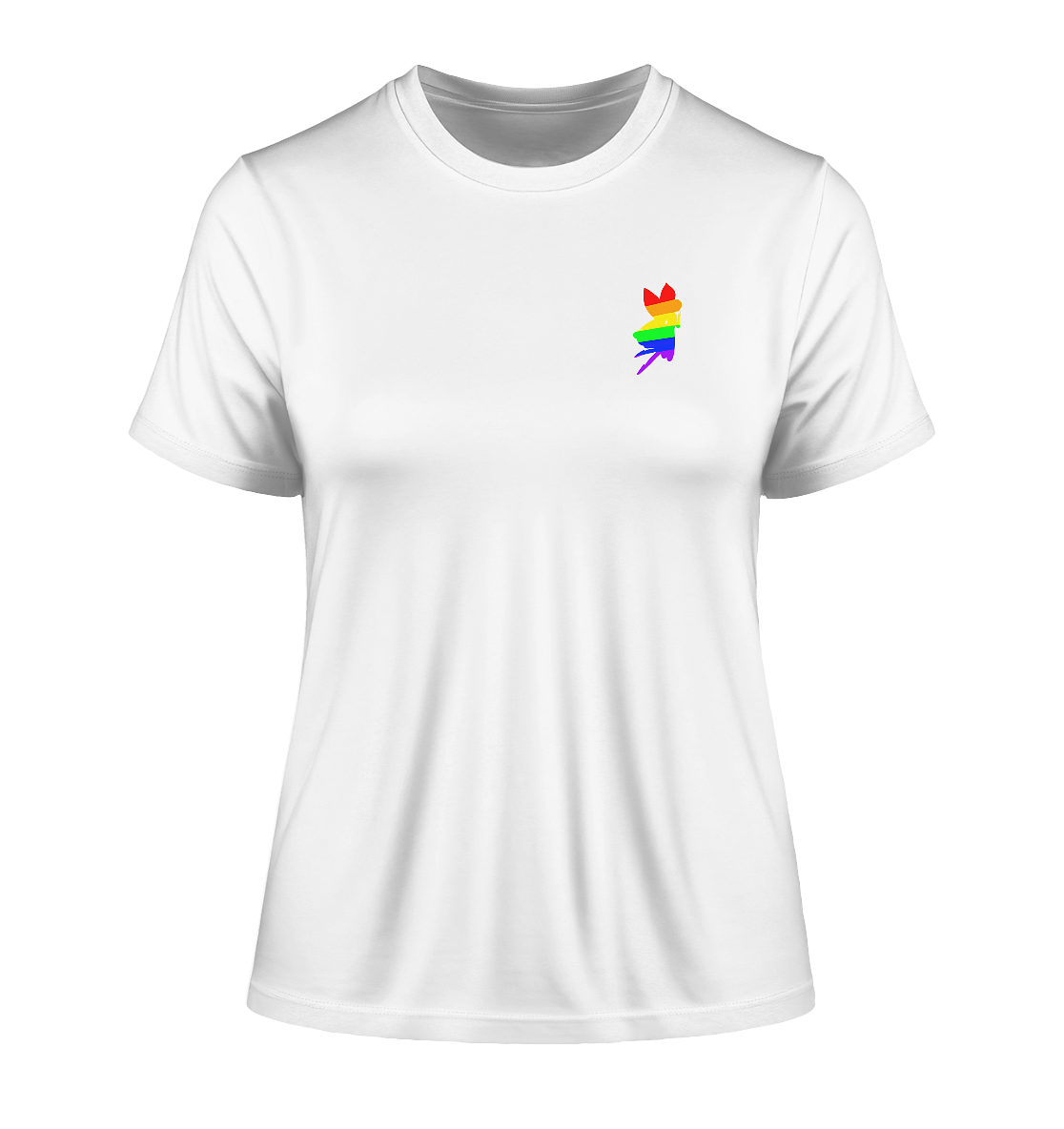 Regenbogen Fee - Fitted Ladies Organic Shirt
