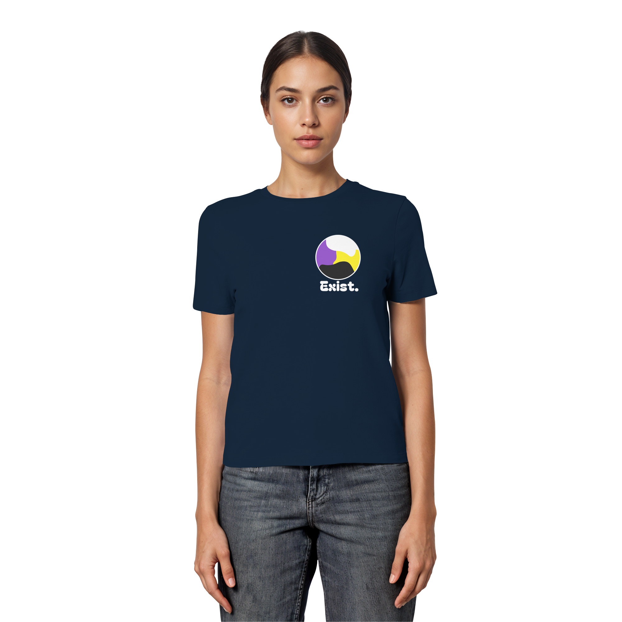 Exist "Nonbinary Edition" - Fitted Ladies Organic Shirt