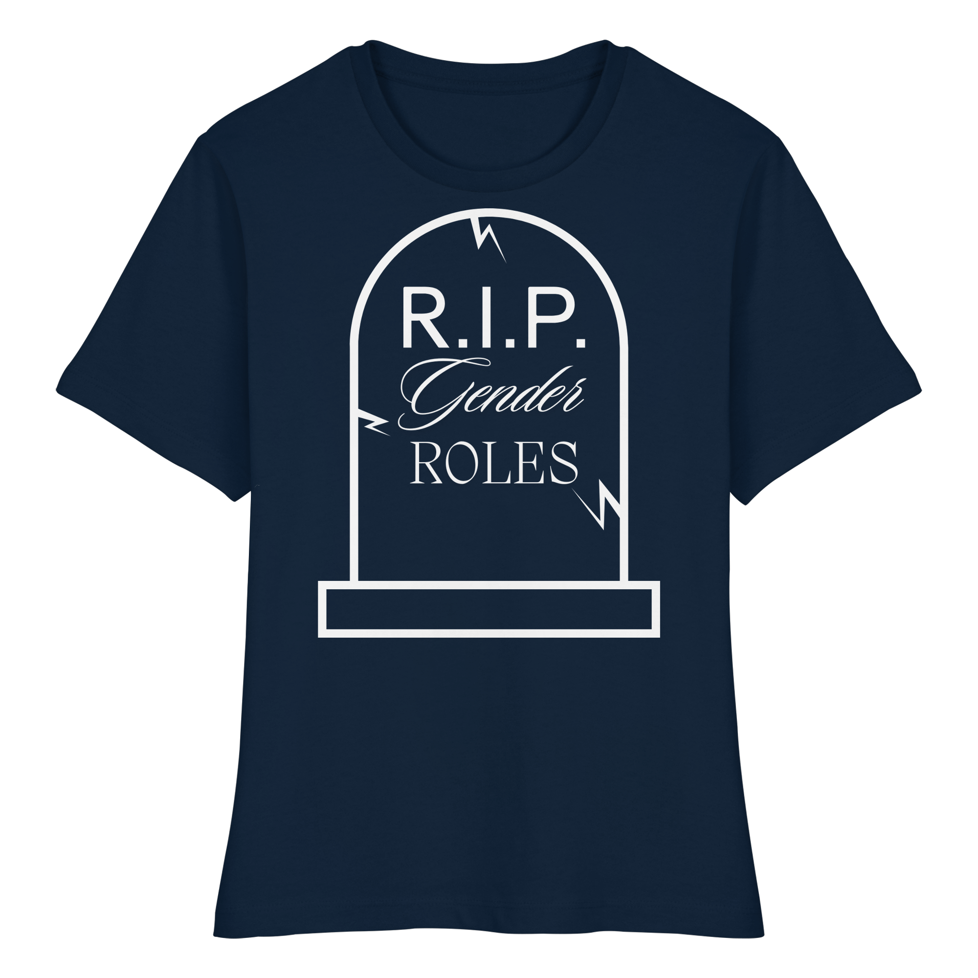RIP Gender Roles - Fitted Ladies Organic Shirt