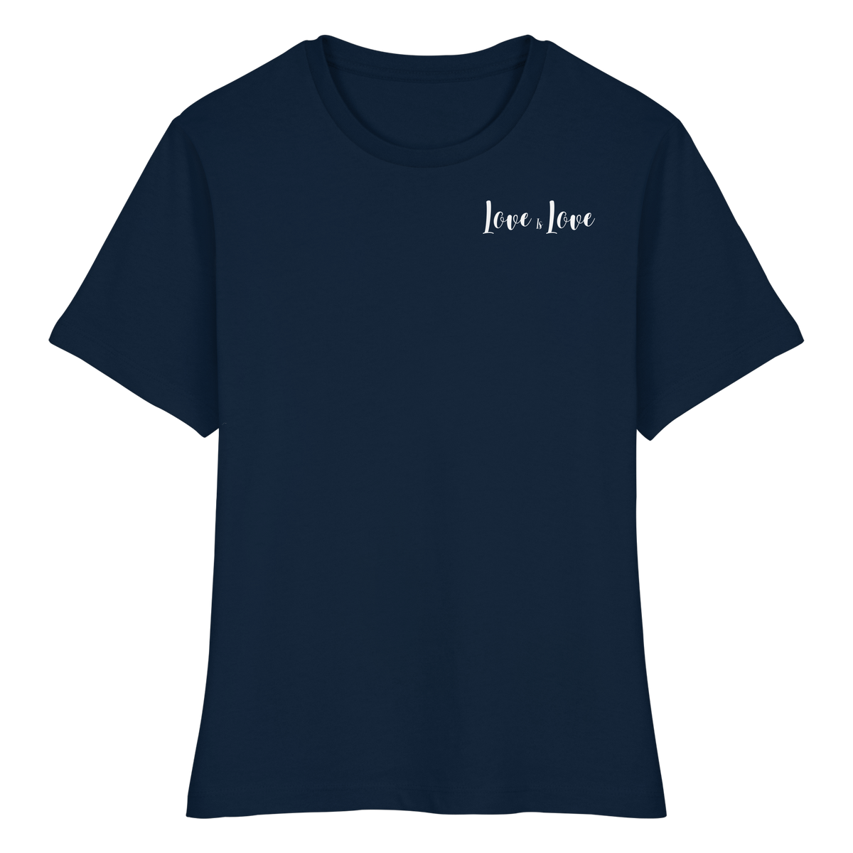 Love is Love "Calligraphy Edition" - Fitted Ladies Organic Shirt