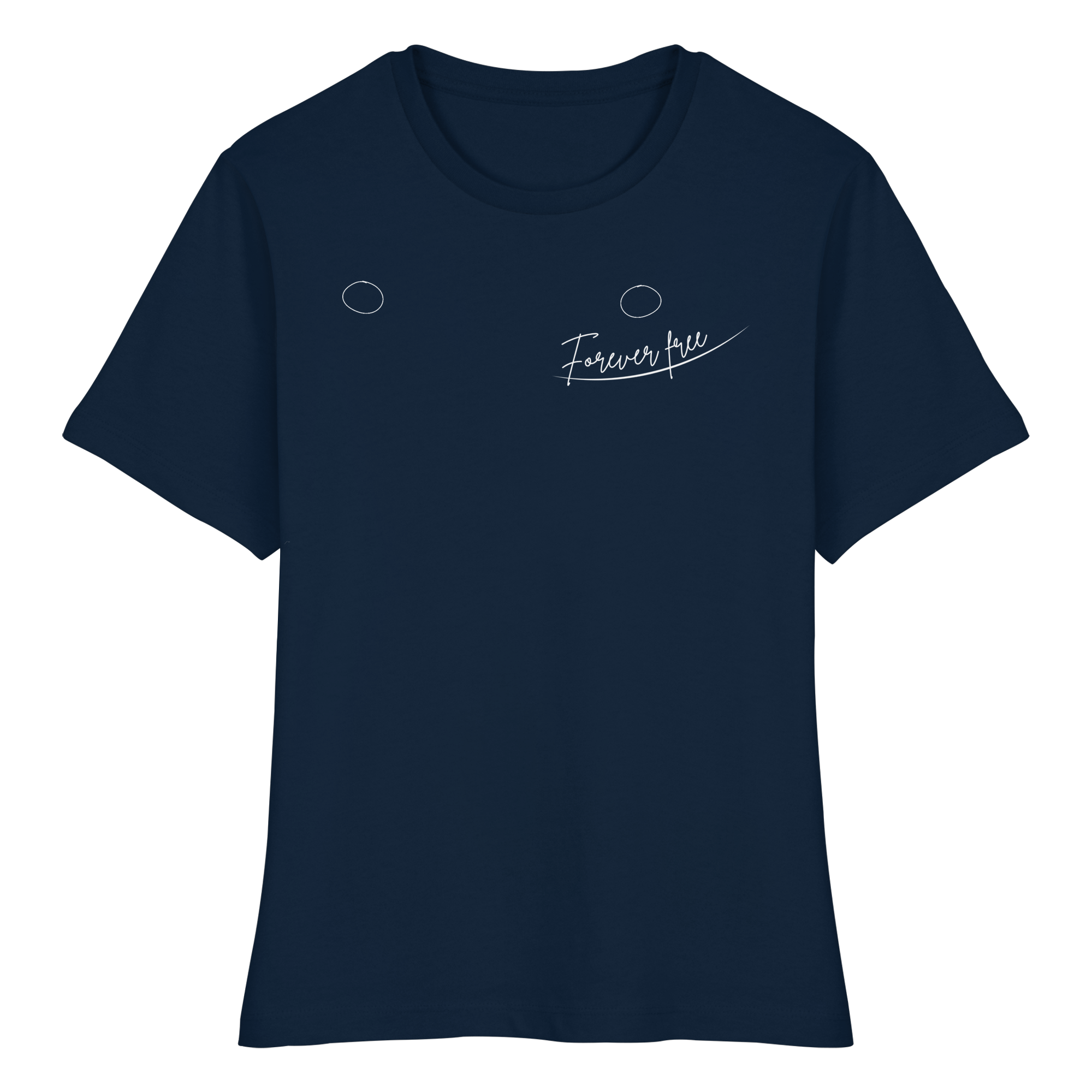 Forever Free nach Mastektomie "linksseitige Edition" - Fitted Ladies Organic Shirt