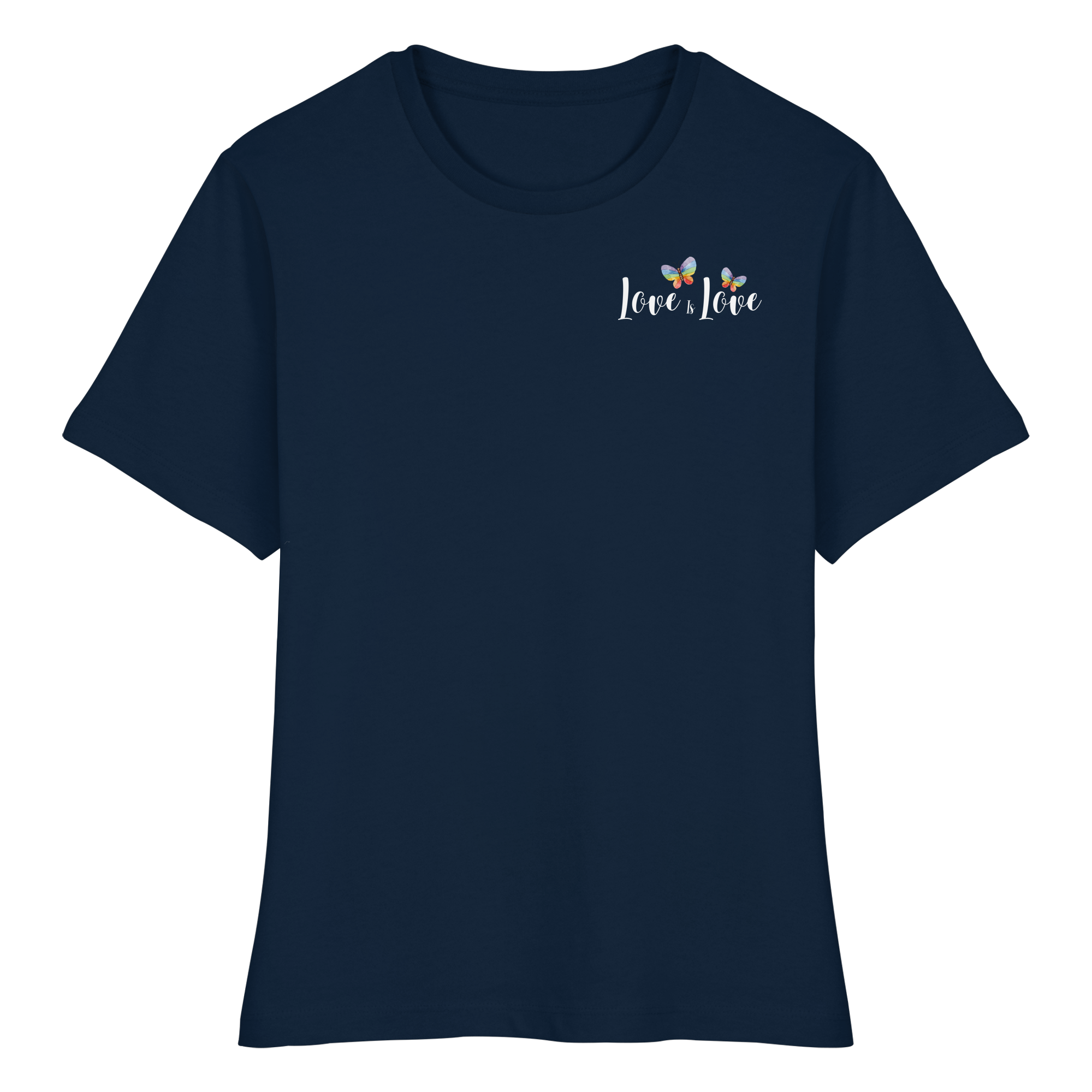 Love is Love "Butterfly Edition" - Fitted Ladies Organic Shirt
