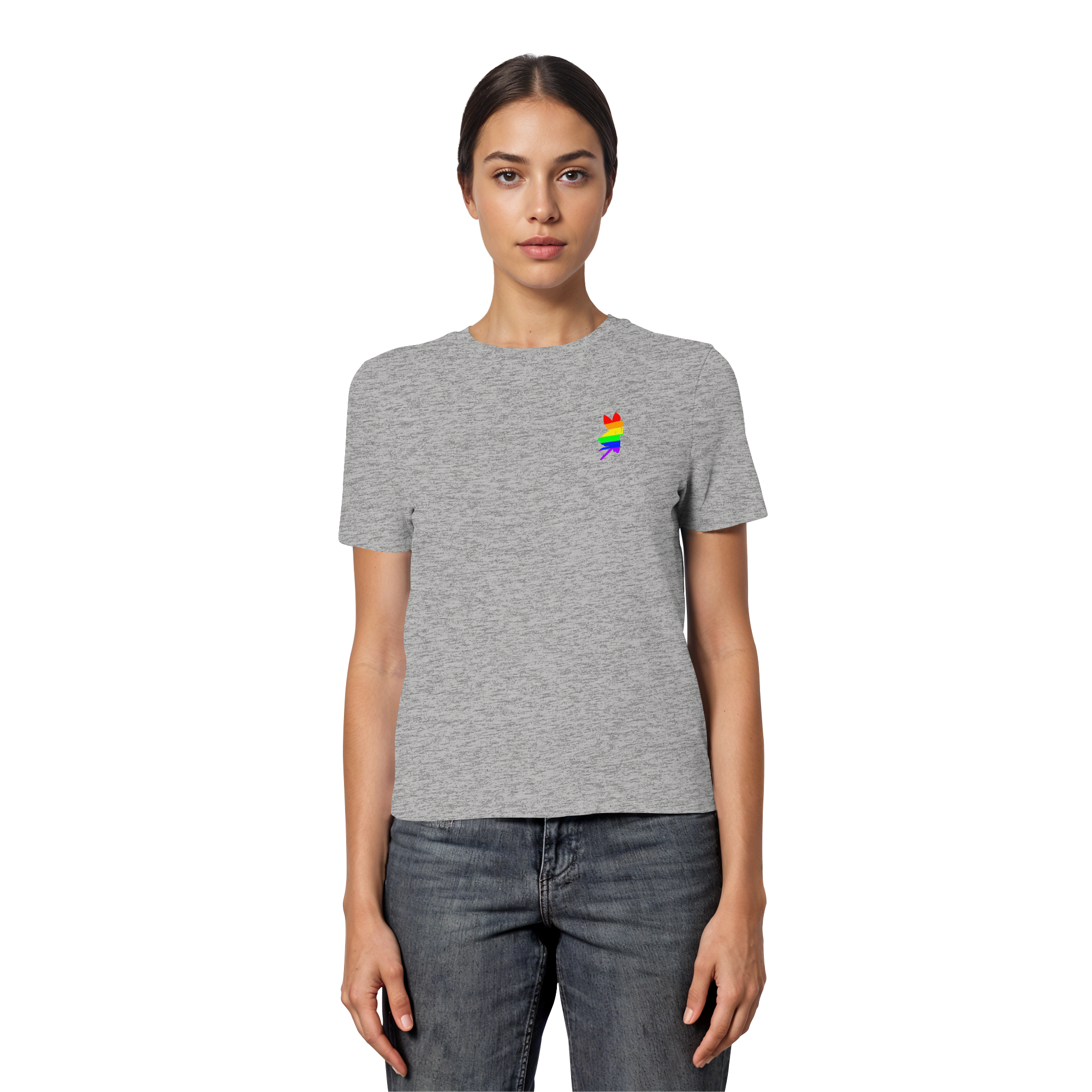 Regenbogen Fee - Fitted Ladies Organic Shirt