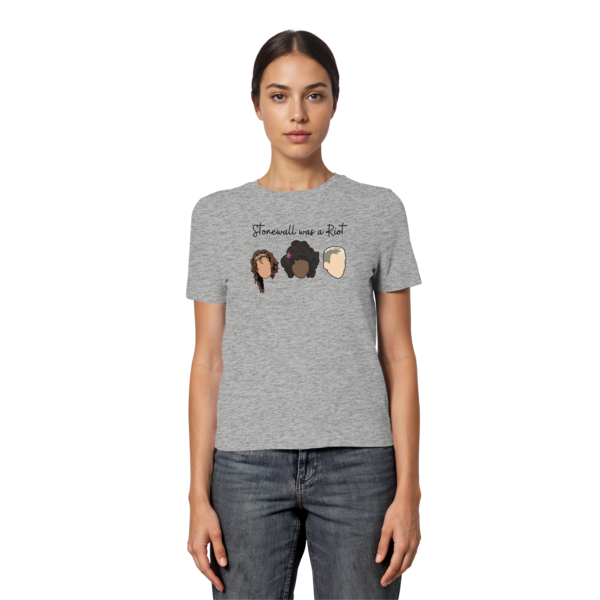 Stonewall was a Riot "Icons Edition" (hell) - Fitted Ladies Organic Shirt