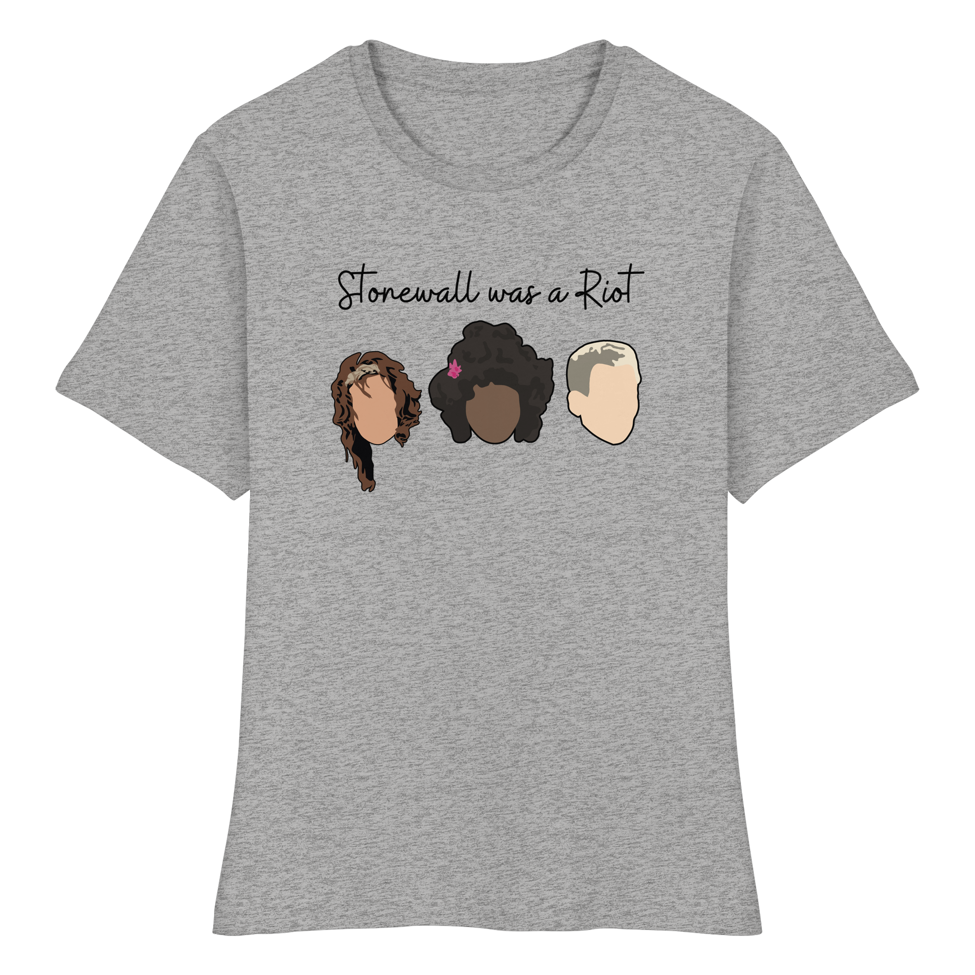 Stonewall was a Riot "Icons Edition" (hell) - Fitted Ladies Organic Shirt