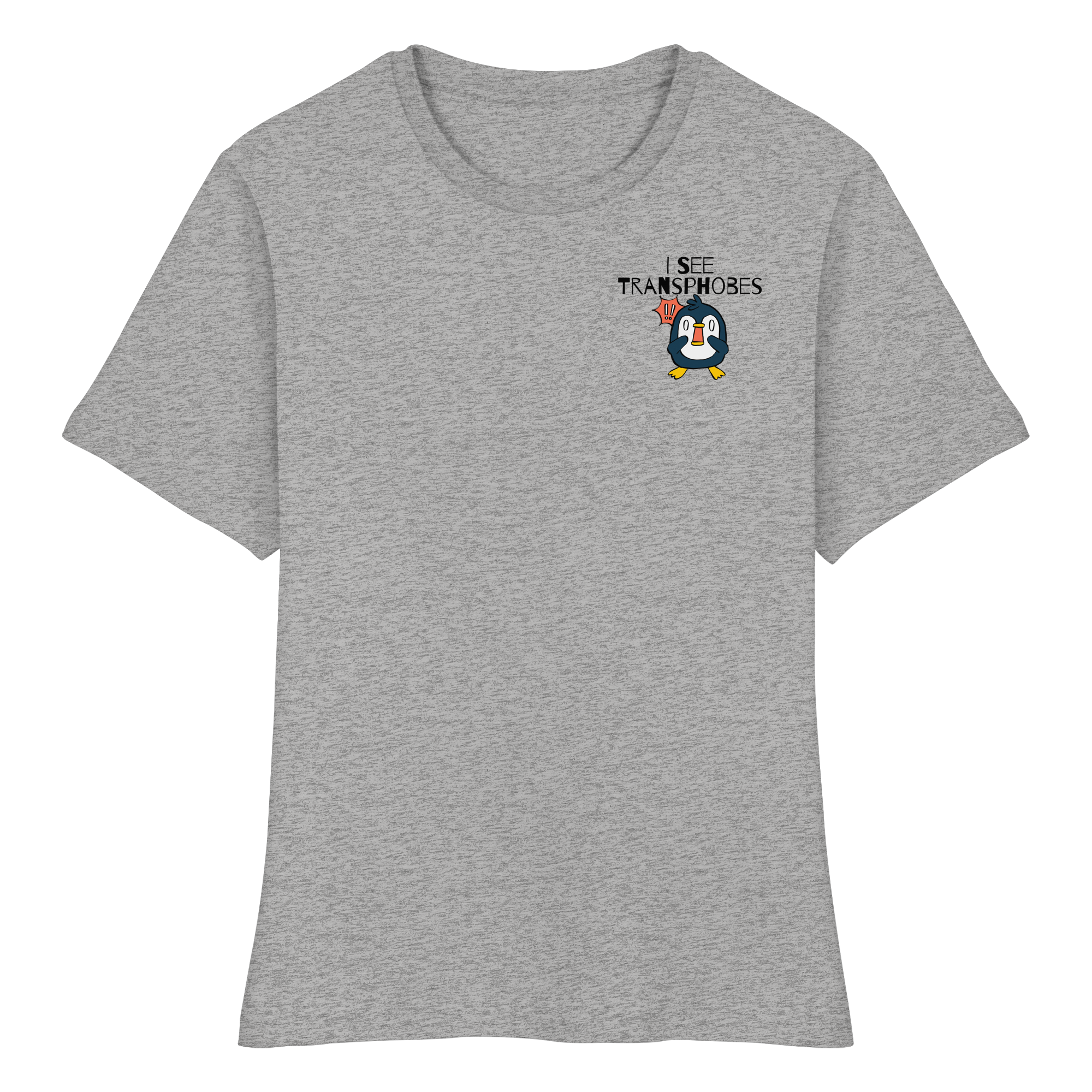 I see Transphobes - Fitted Ladies Organic Shirt