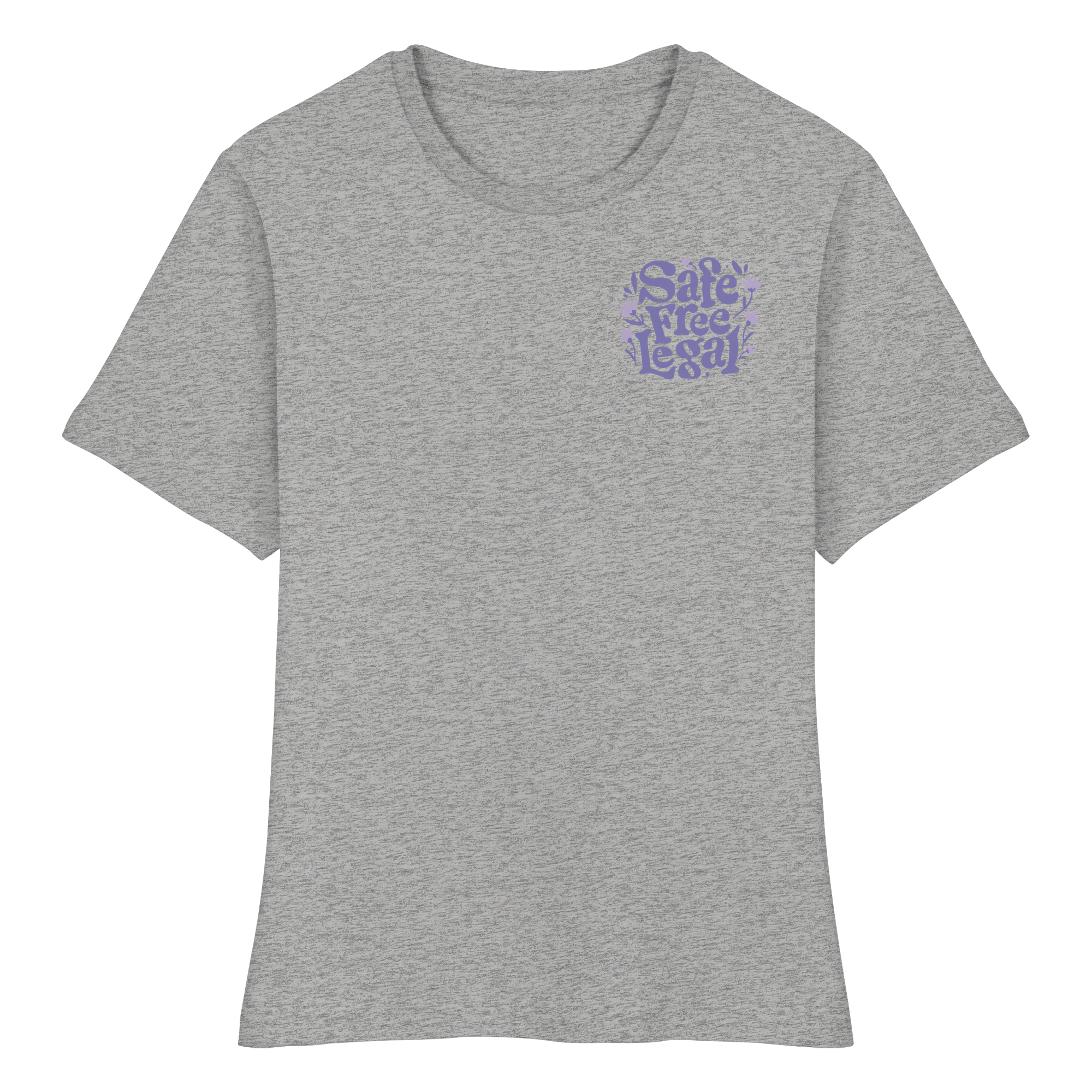 Safe Free Legal "Blumen Edition" - Fitted Ladies Organic Shirt