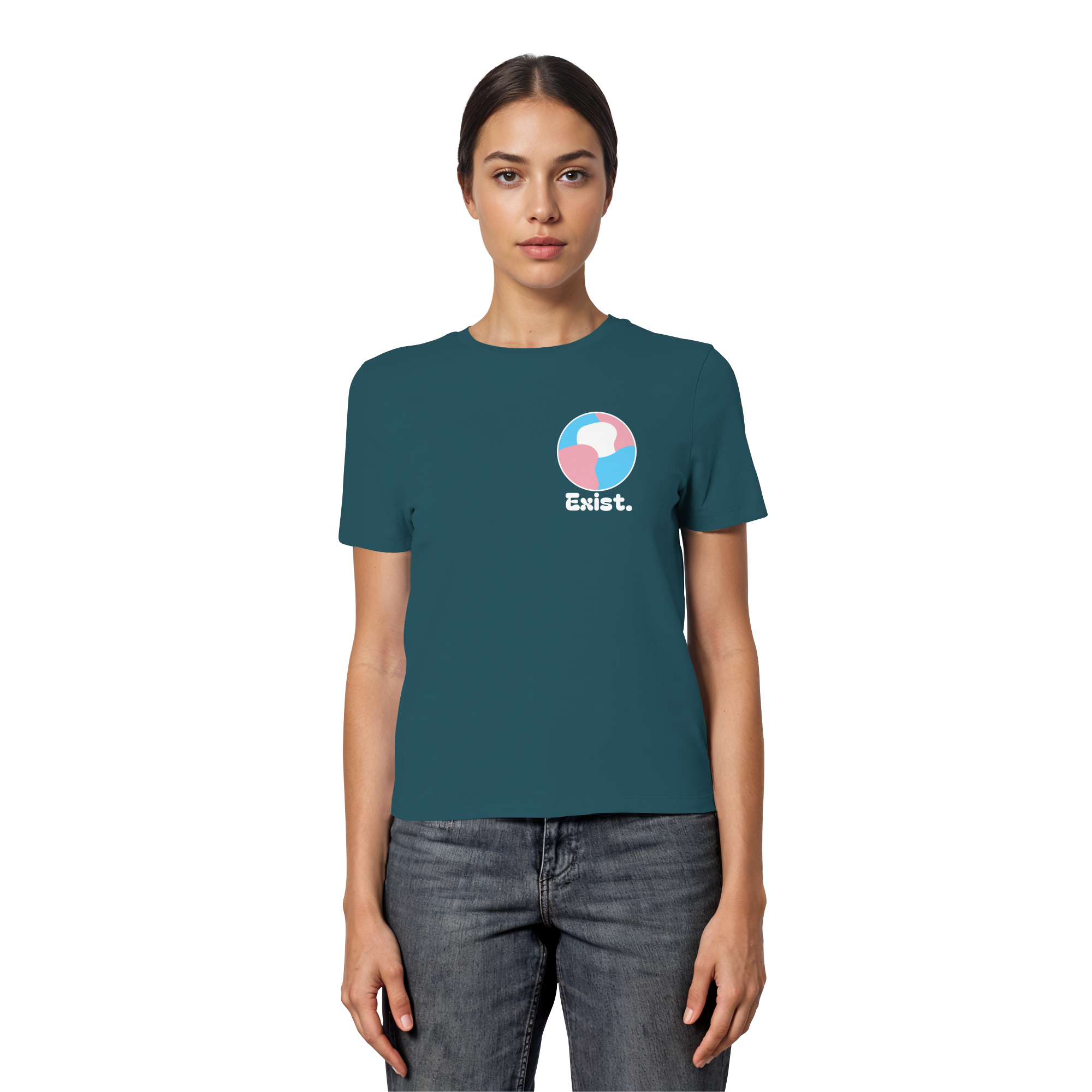 Exist "Trans Edition" - Fitted Ladies Organic Shirt