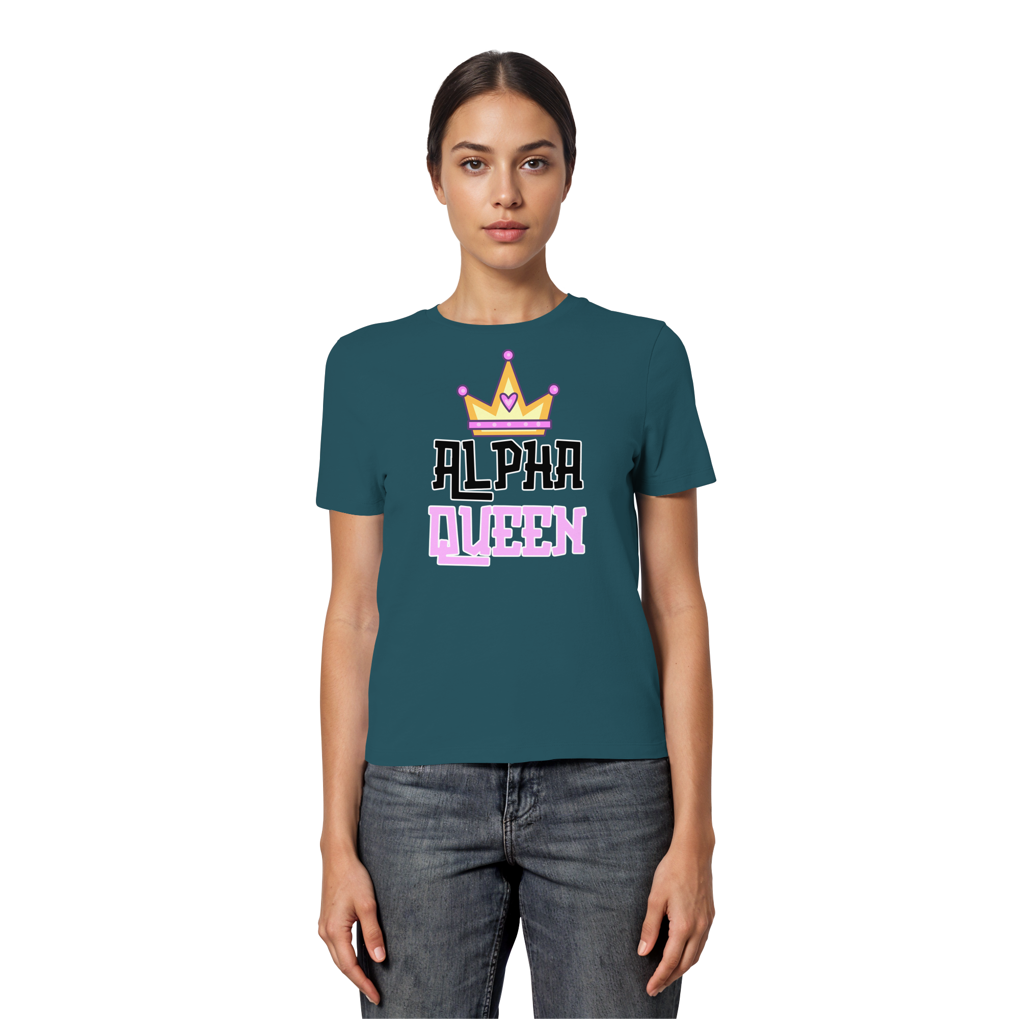 Alpha Queen - Fitted Ladies Organic Shirt