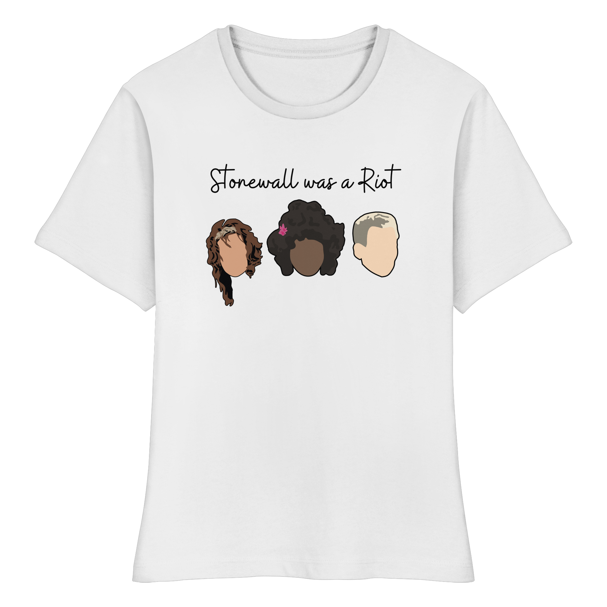 Stonewall was a Riot "Icons Edition" (hell) - Fitted Ladies Organic Shirt