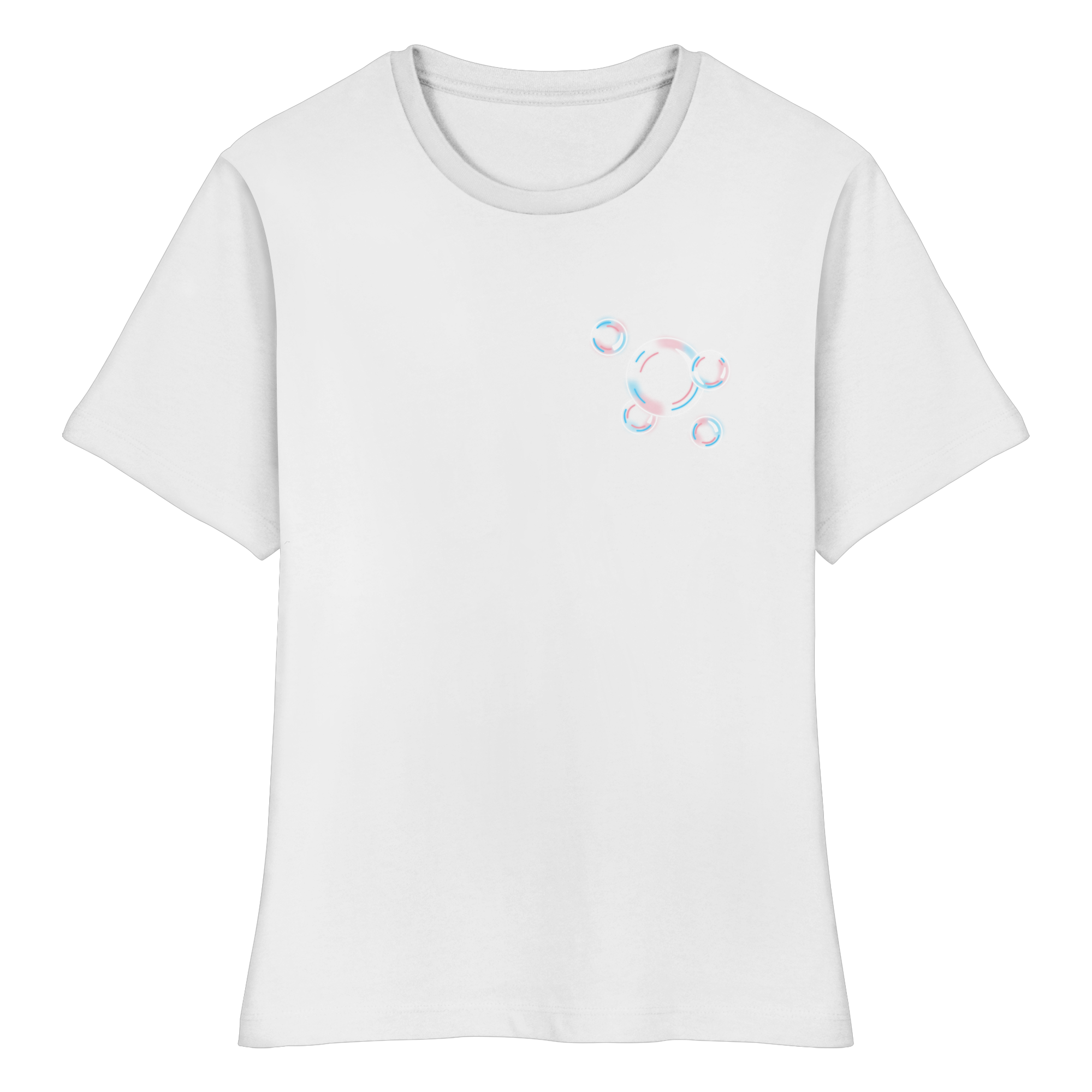 Trans Seifenblasen - Fitted Ladies Organic Shirt