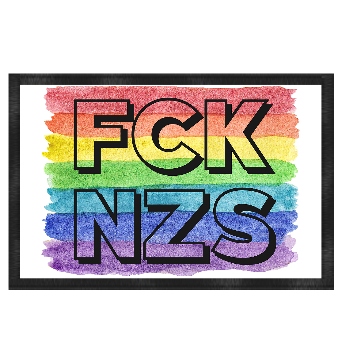 FCK NZS "Rainbow Resistance Edition" - Fußmatte 60x40cm