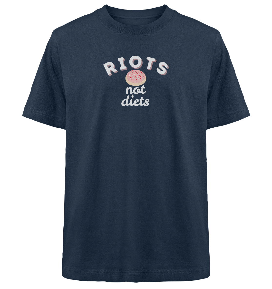 Riots not Diets - Heavy Oversized Organic Shirt