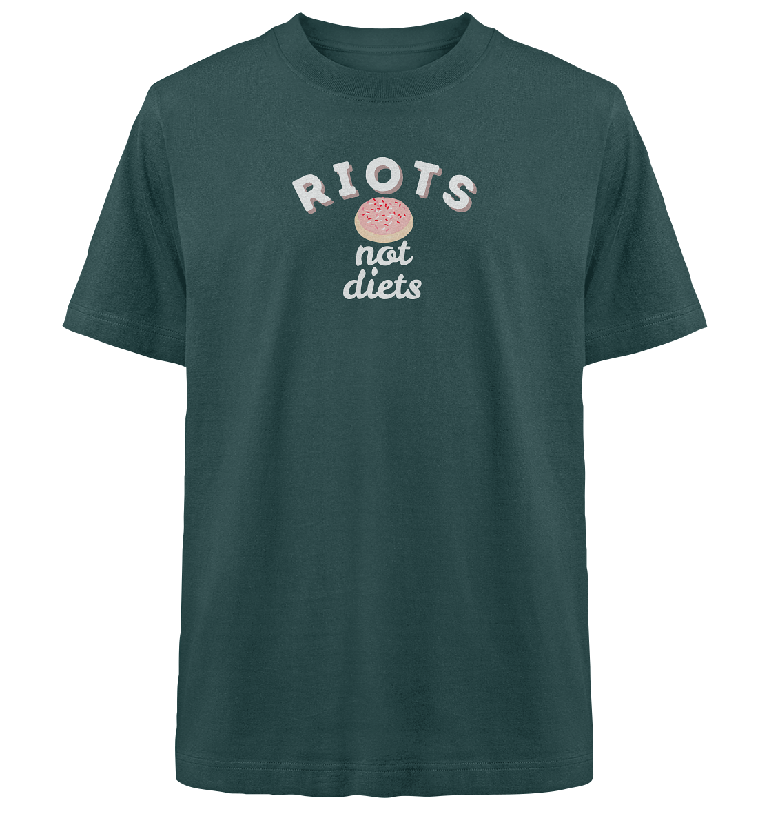 Riots not Diets - Heavy Oversized Organic Shirt
