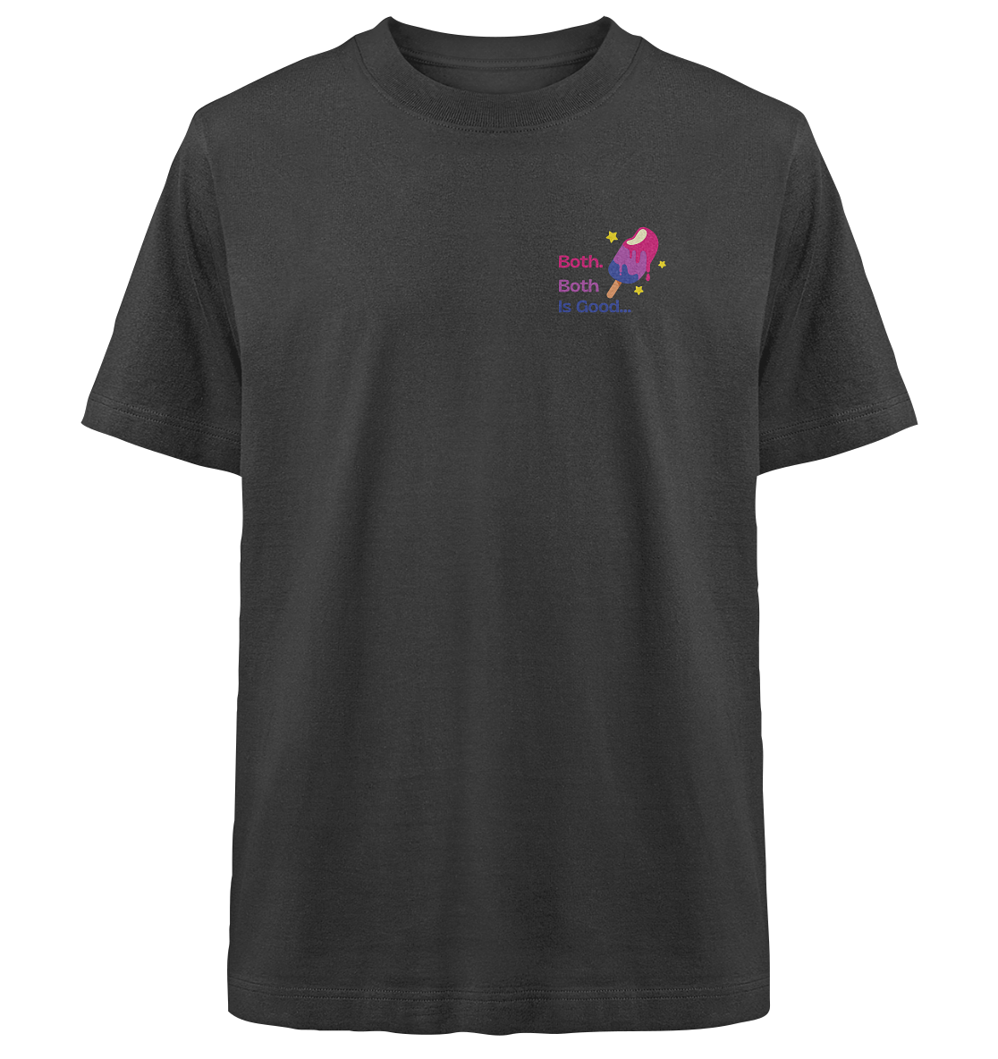 Bi Pride: Both is Good - Heavy Oversized Organic Shirt