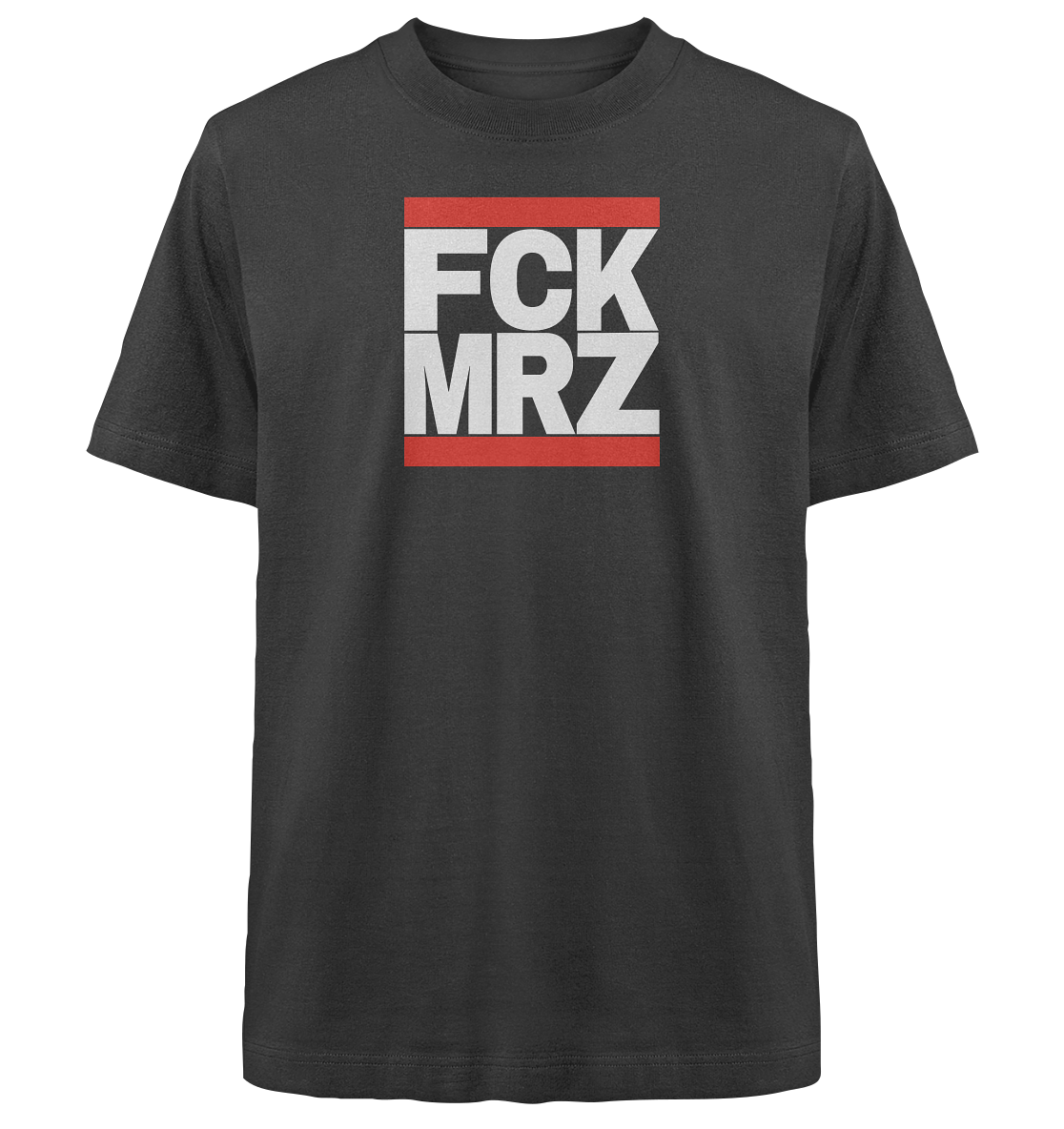 FCK MRZ (weiße Schrift) - Heavy Oversized Organic Shirt