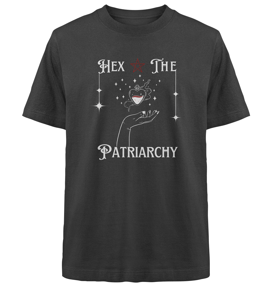 Hex the Patriarchy - Heavy Oversized Organic Shirt