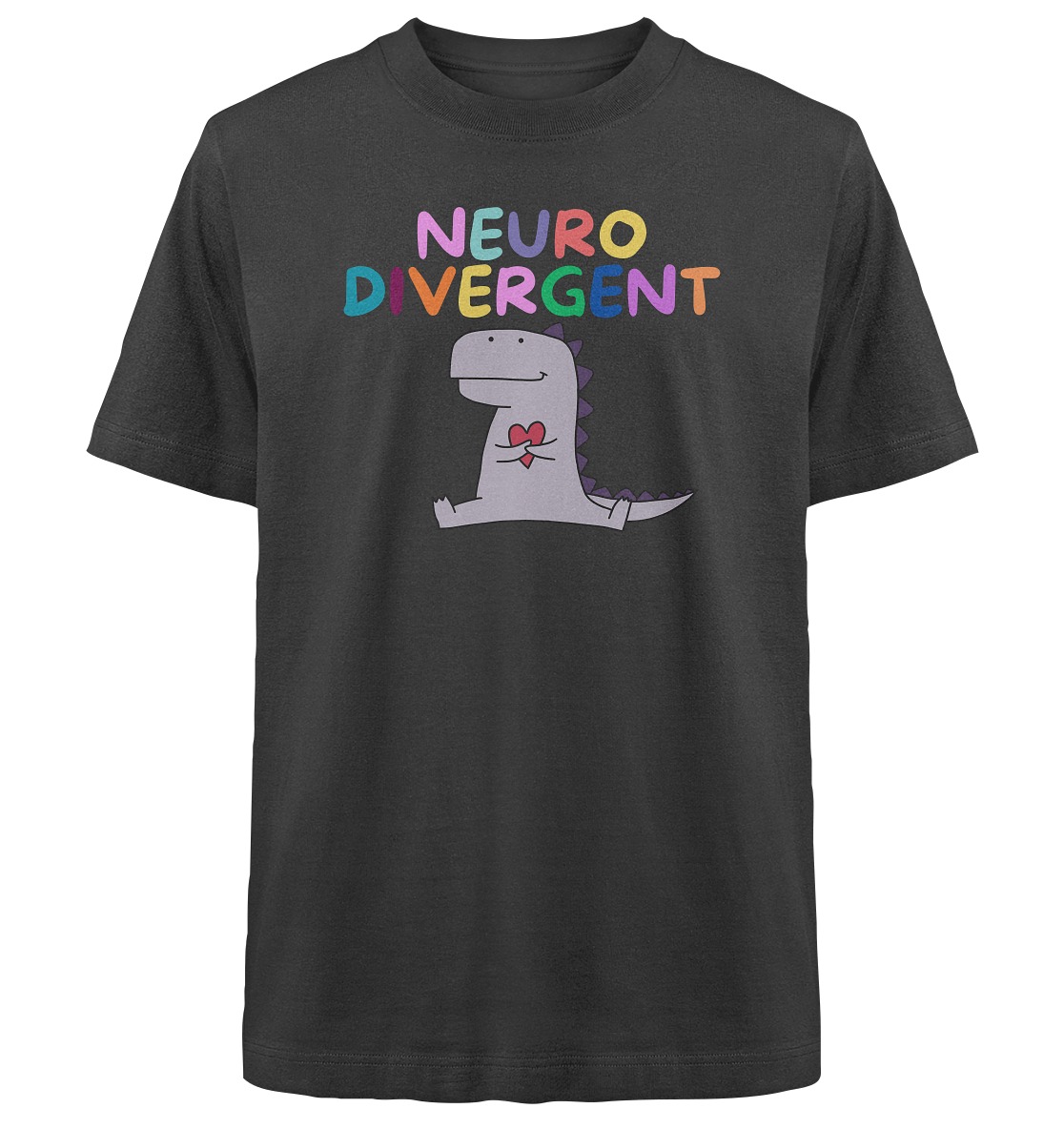 Neurodivergent "Dino Edition" - Heavy Oversized Organic Shirt