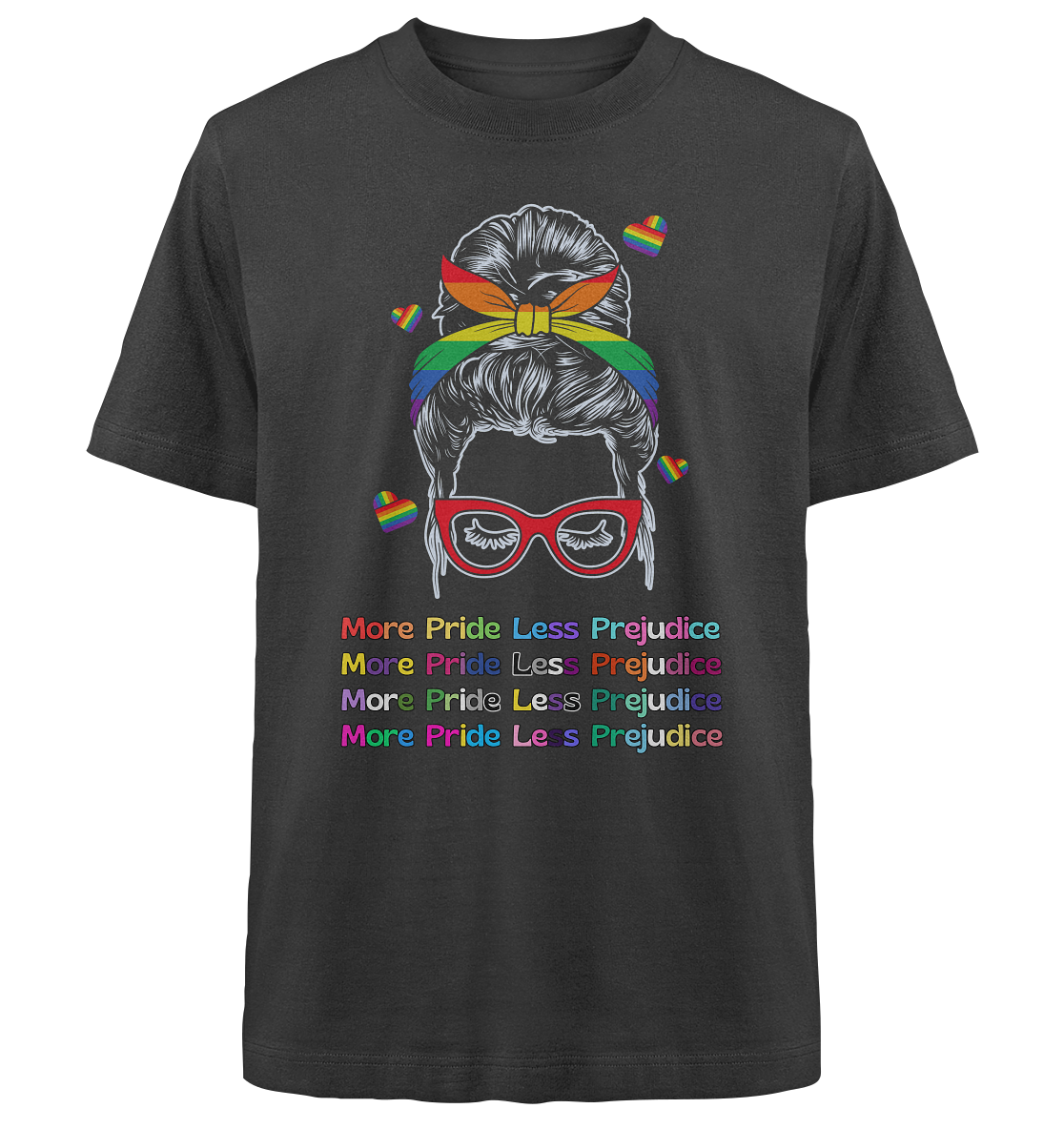 More Pride Less Prejudice - Heavy Oversized Organic Shirt