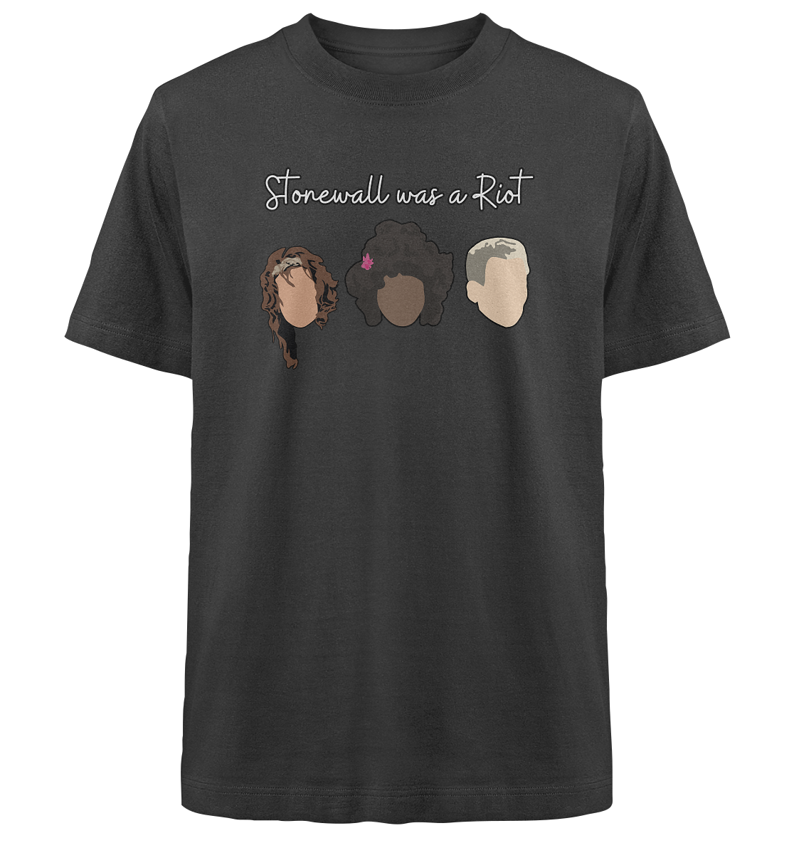 Stonewall was a Riot "Icons Edition" (dunkel) - Heavy Oversized Organic Shirt