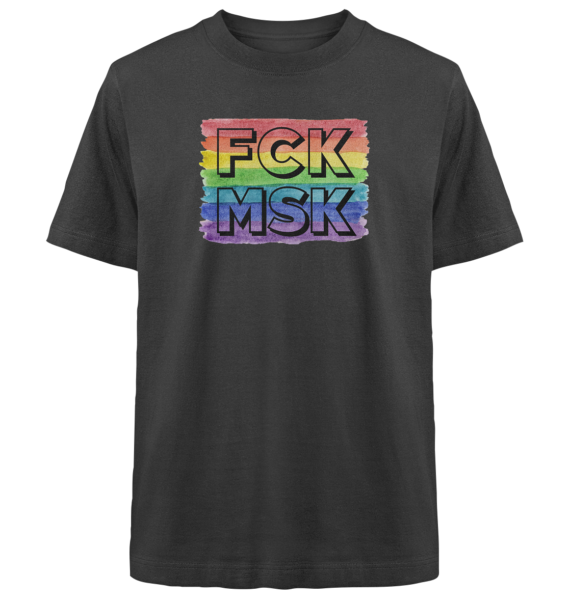 FCK MSK "Rainbow Resistance Edition" - Heavy Oversized Organic Shirt