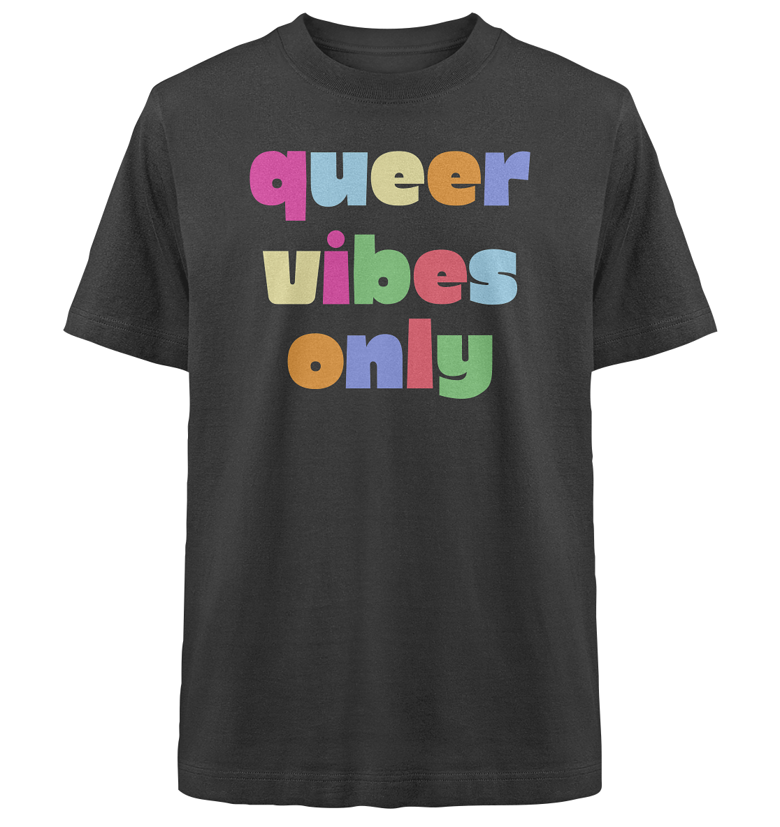 Queer Vibes Only - Heavy Oversized Organic Shirt