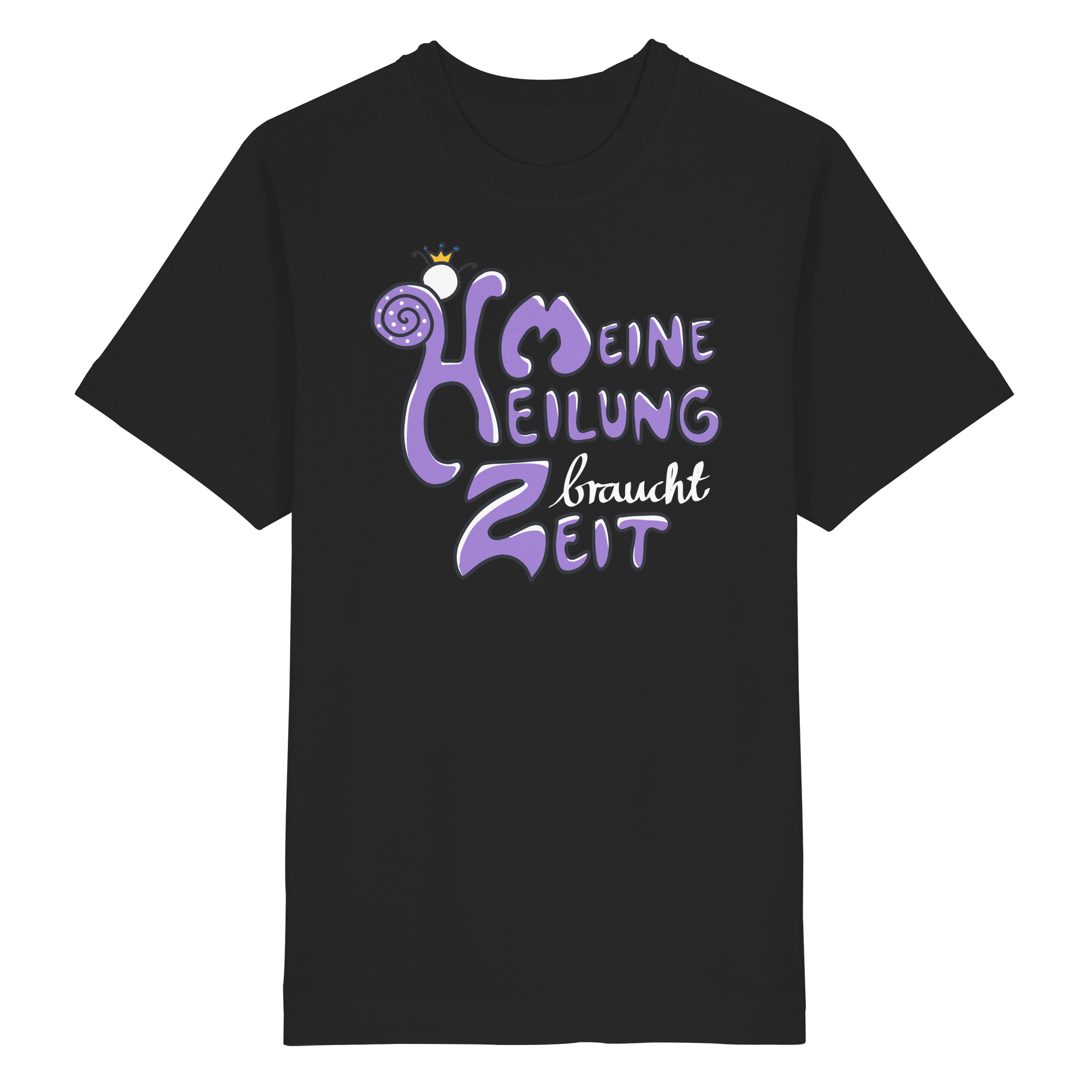 Meine Heilung braucht Zeit "Lila Edition" - Heavy Oversized Organic Shirt