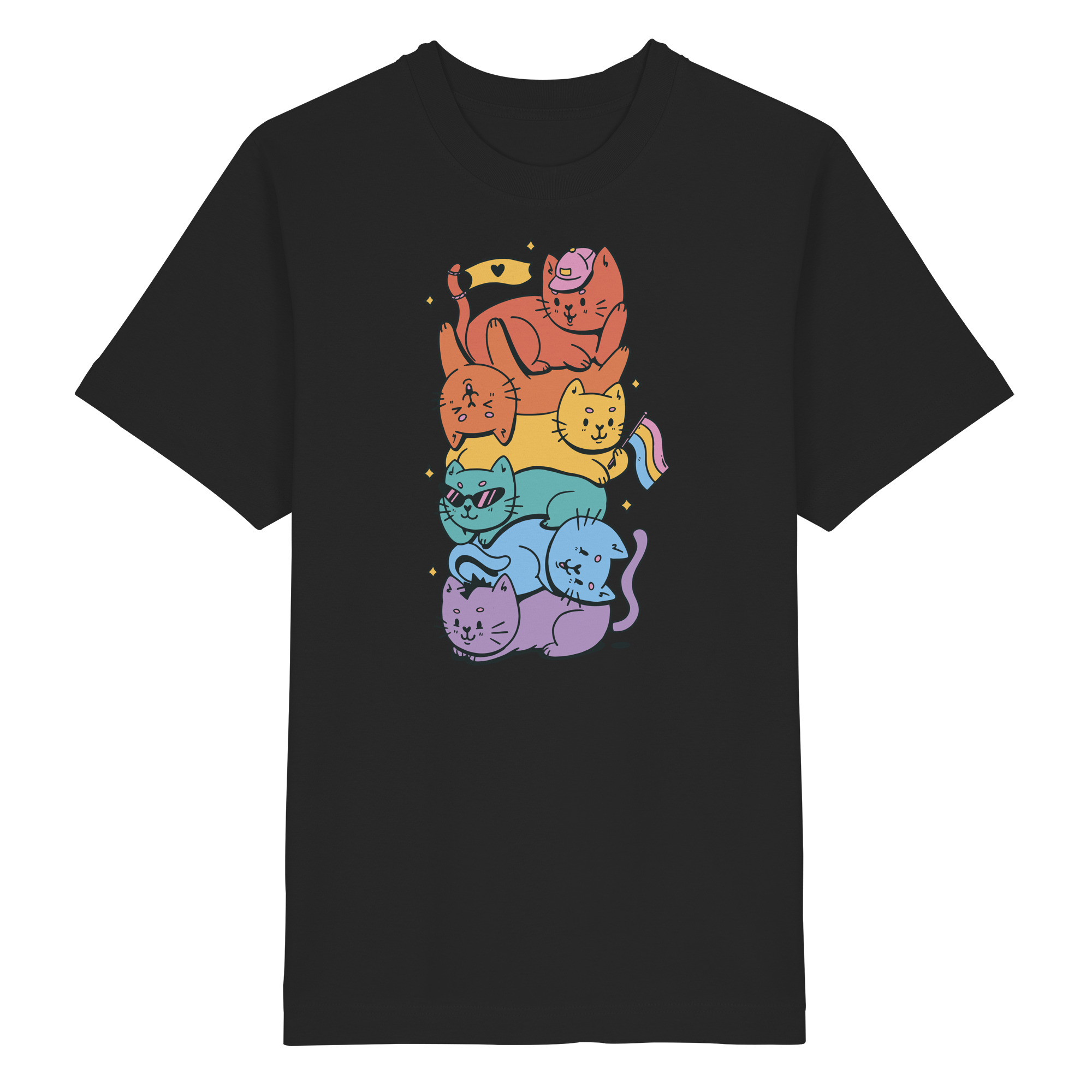 LGBTQ+ Katzen - Heavy Oversized Organic Shirt