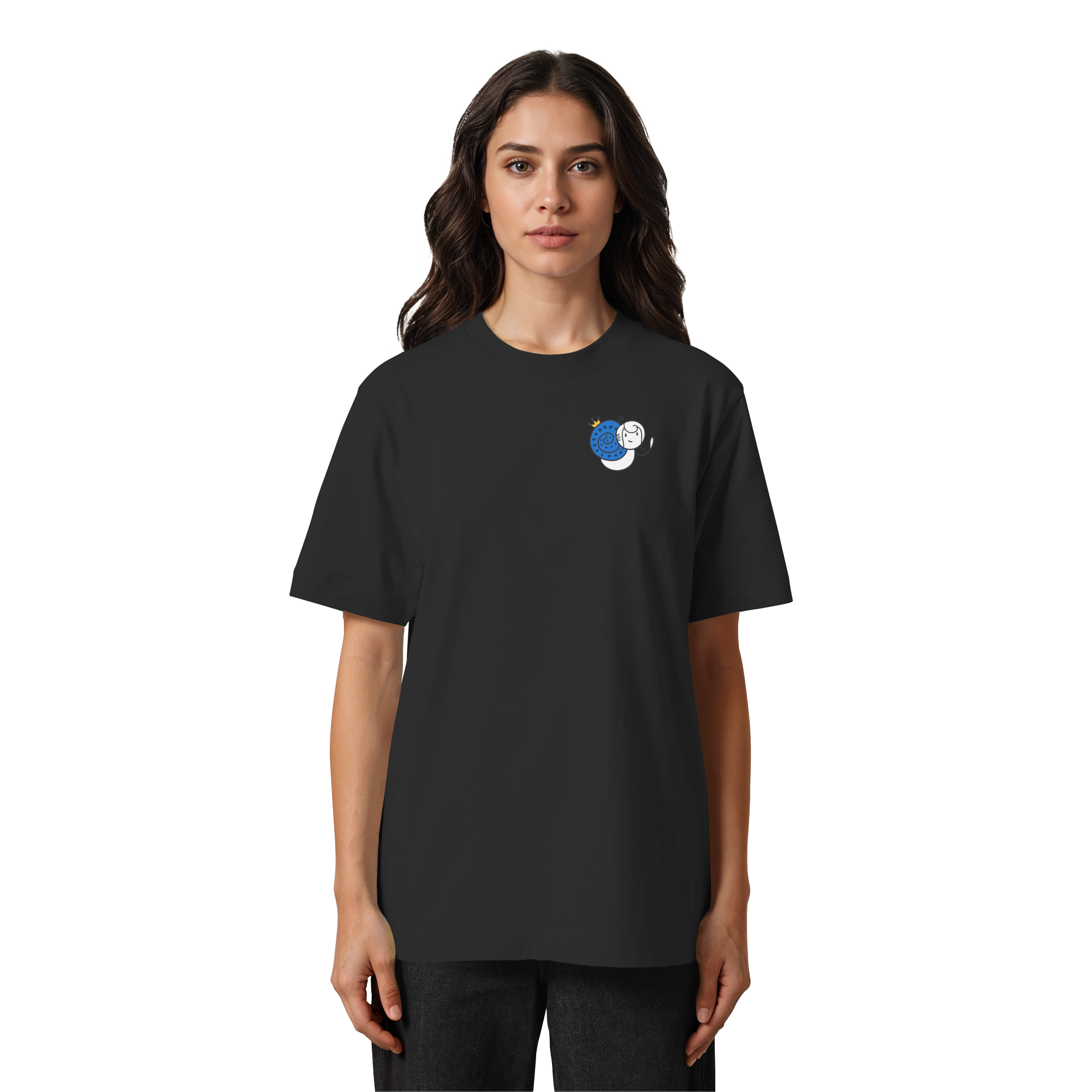 Meine Heilung braucht Zeit "Bunte Edition" Backprint - Heavy Oversized Organic Shirt