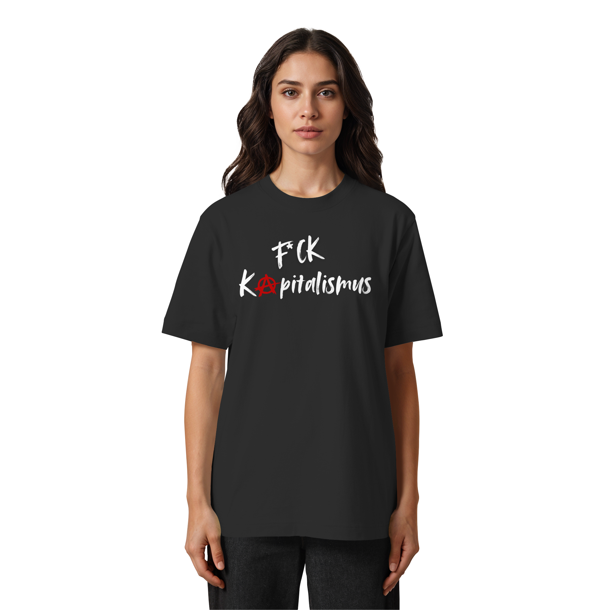 FCK Kapitalismus - Heavy Oversized Organic Shirt
