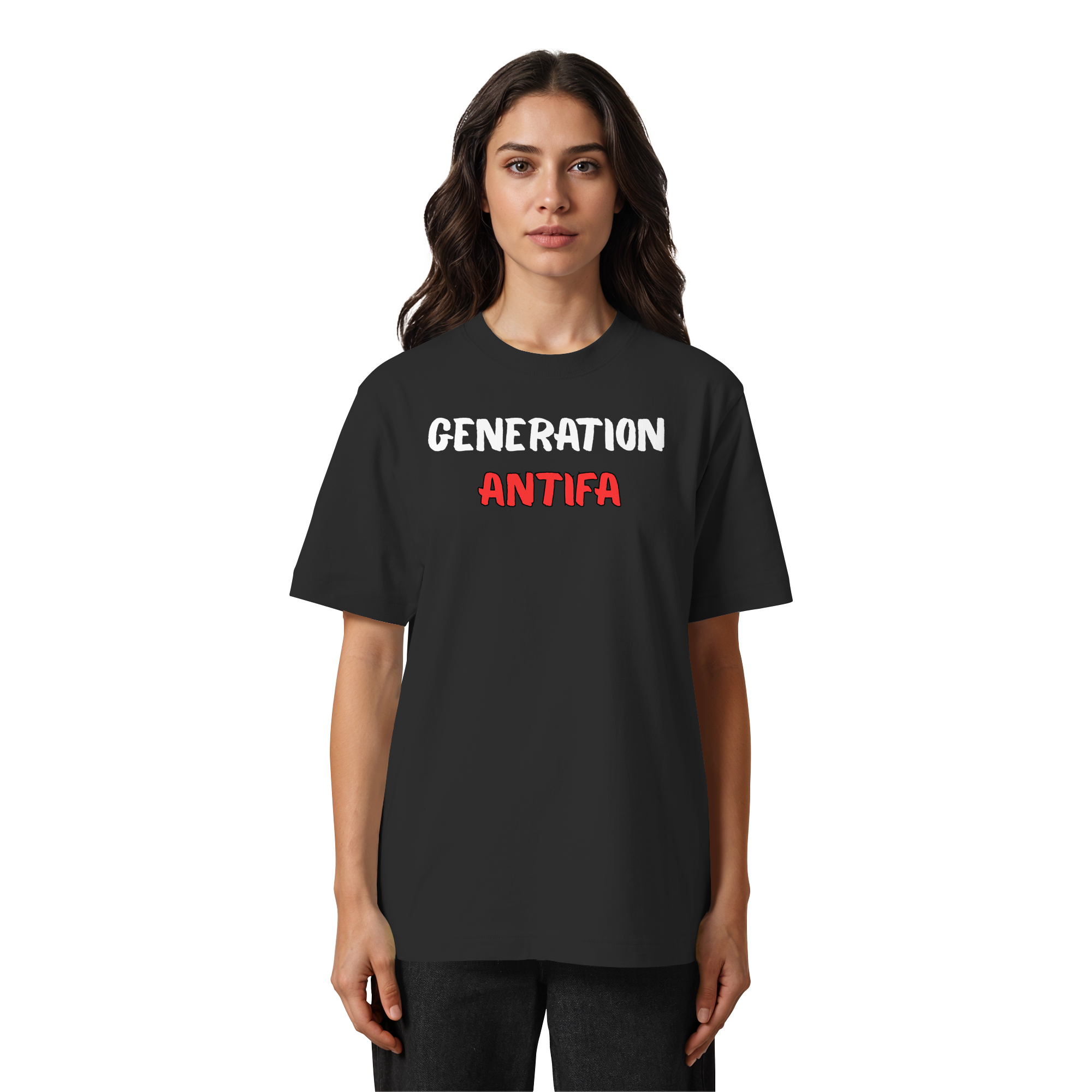 Generation Antifa - Heavy Oversized Organic Shirt