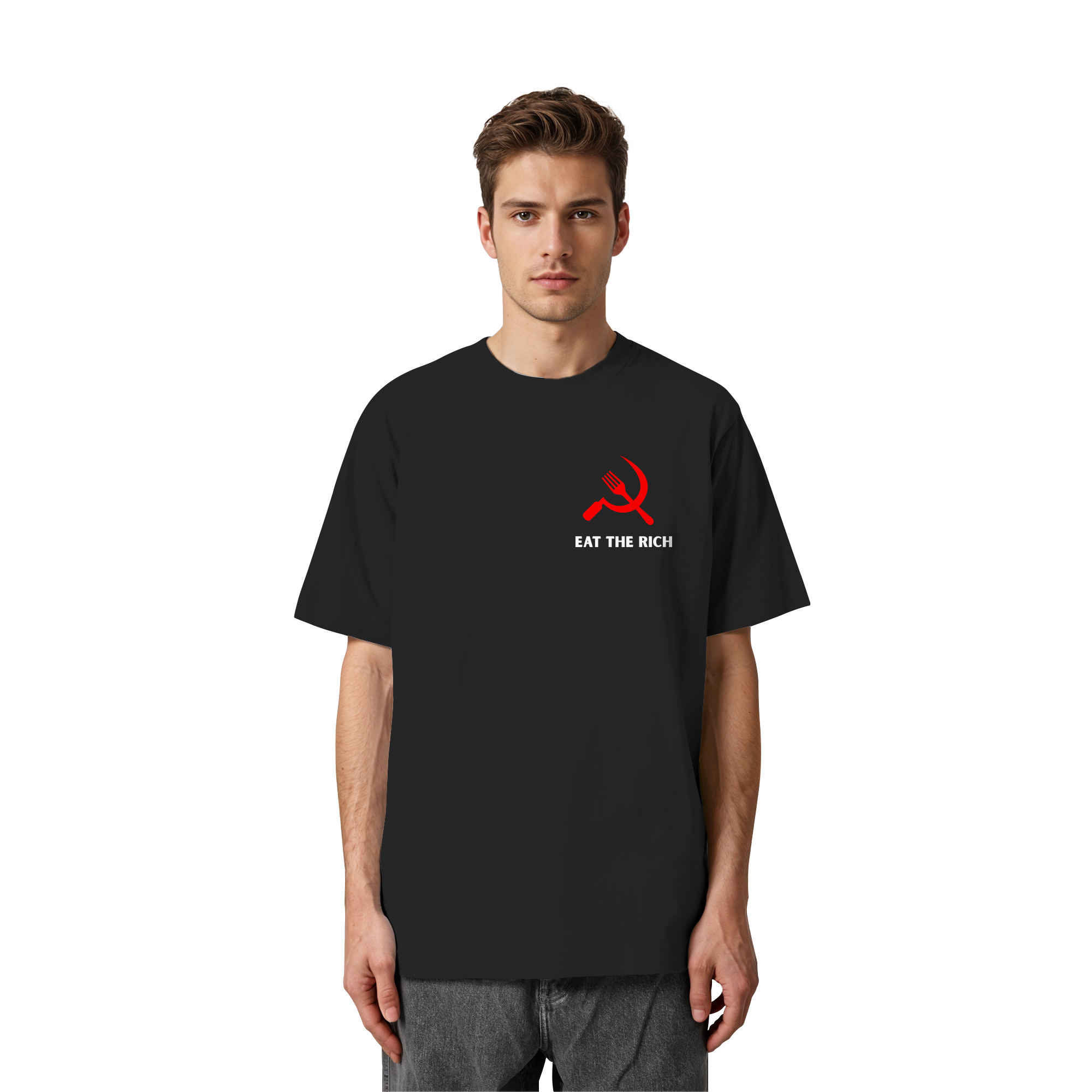 Eat the Rich "Gabel & Sichel Edition" - Heavy Oversized Organic Shirt