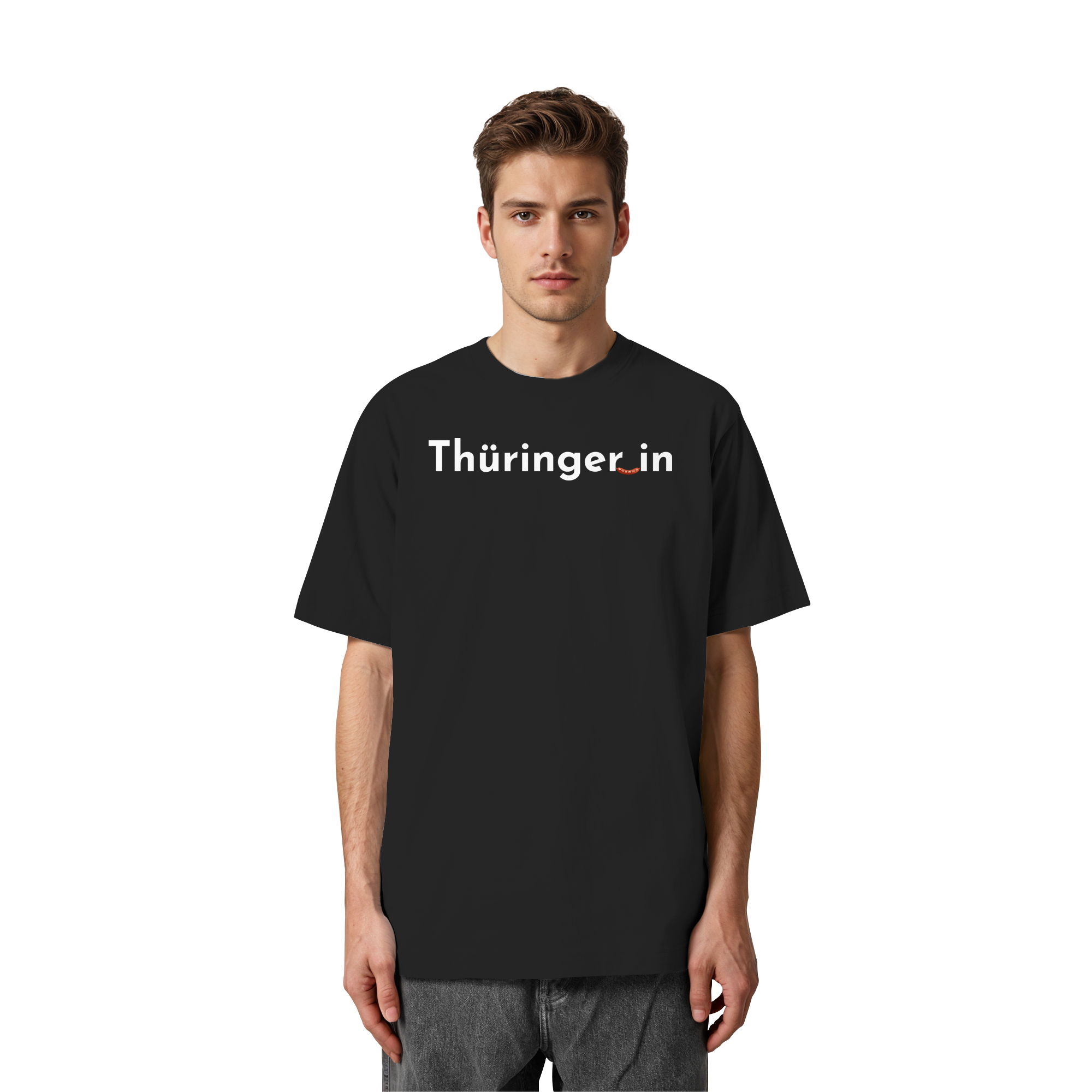 Thüringer_in "Rostbratwurst Edition" - Heavy Oversized Organic Shirt