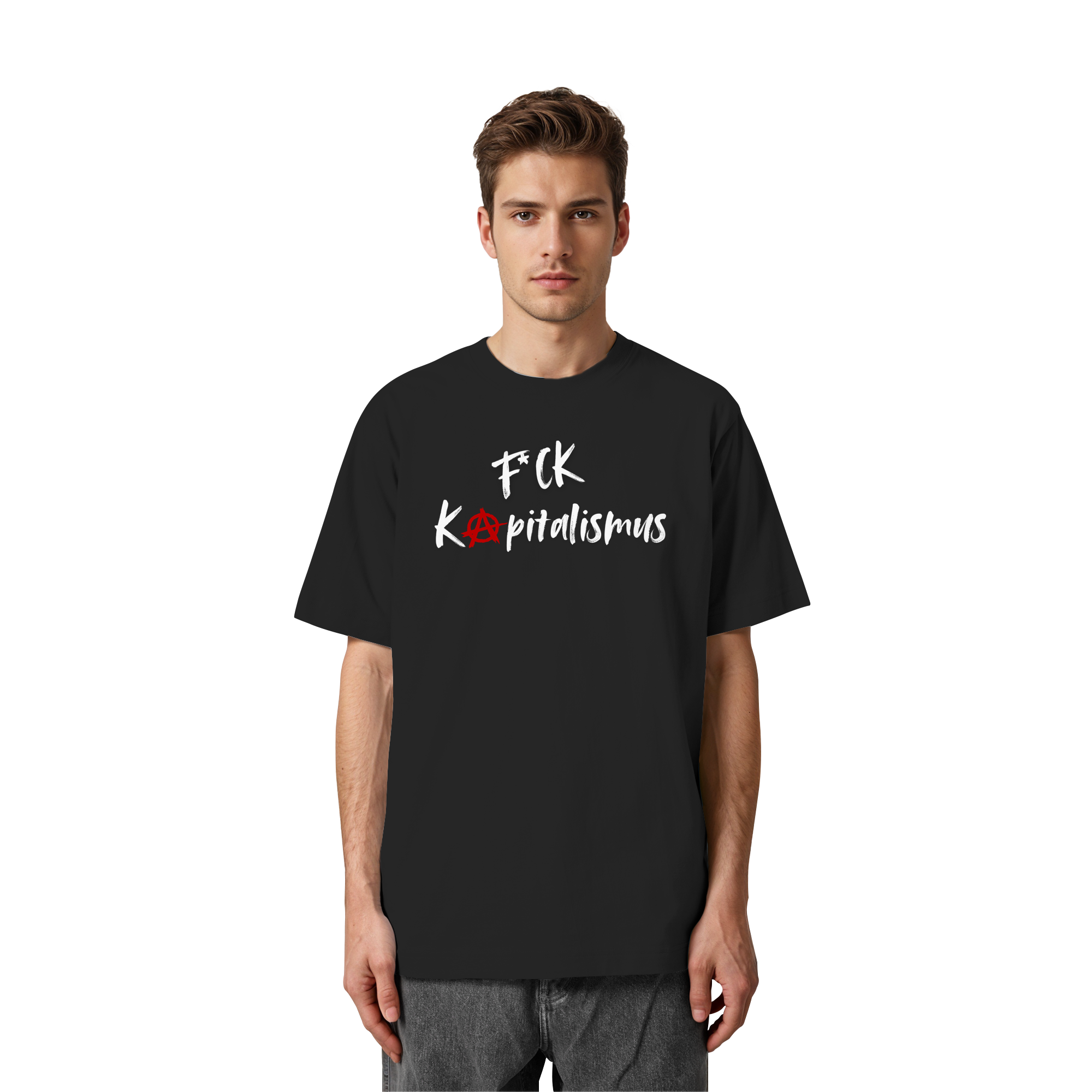 FCK Kapitalismus - Heavy Oversized Organic Shirt