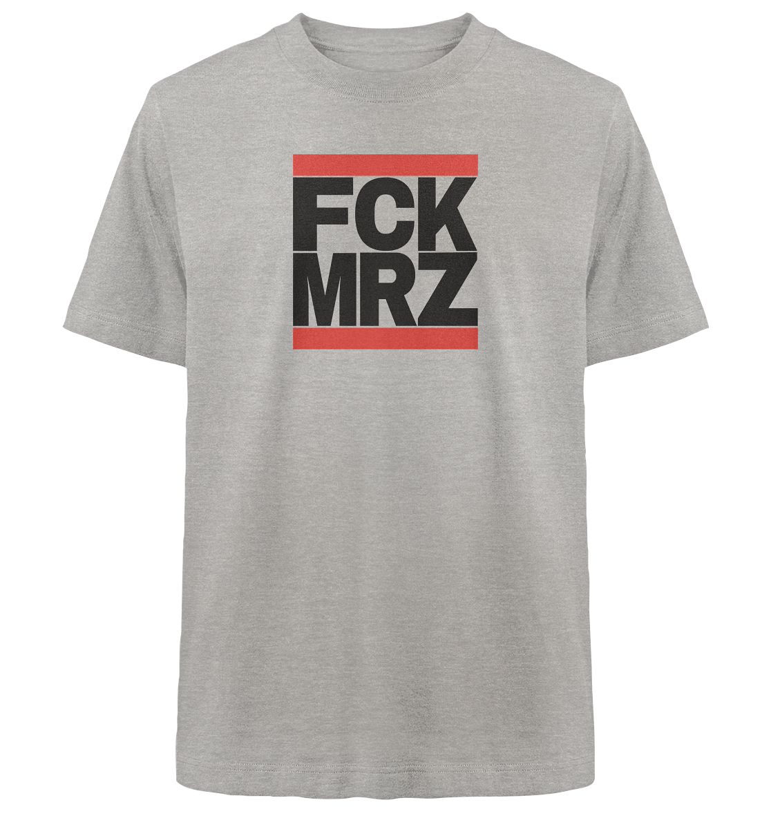 FCK MRZ (schwarze Schrift) - Heavy Oversized Organic Shirt