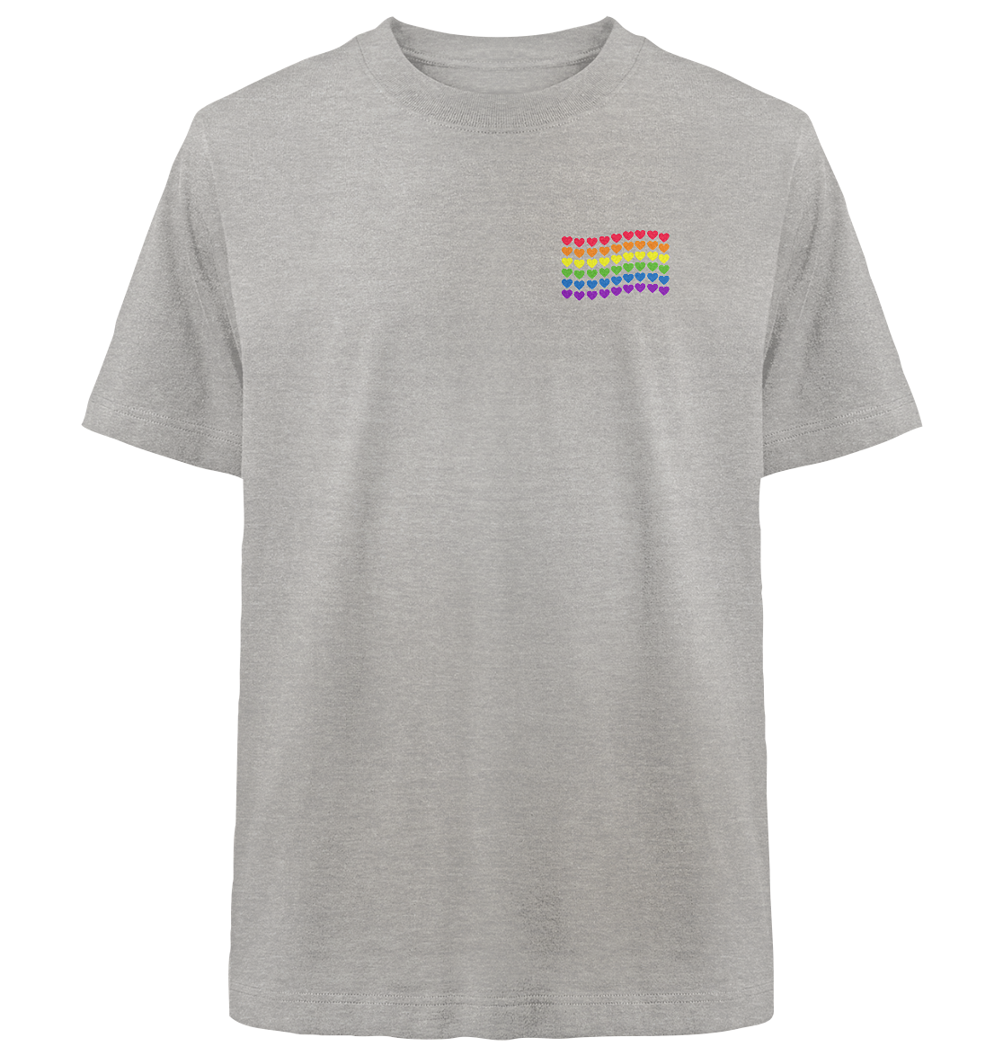 Herzenflagge - Heavy Oversized Organic Shirt